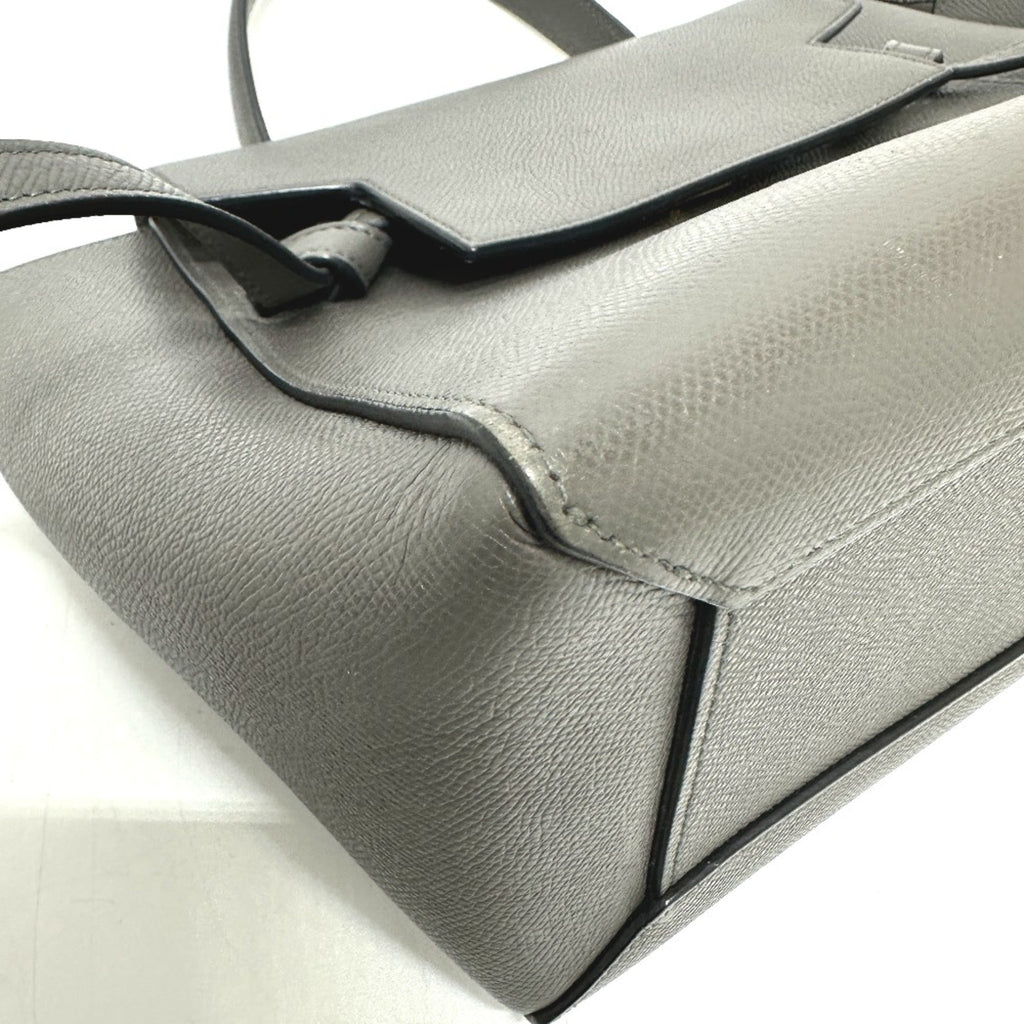Celine Gray Leather Handbag