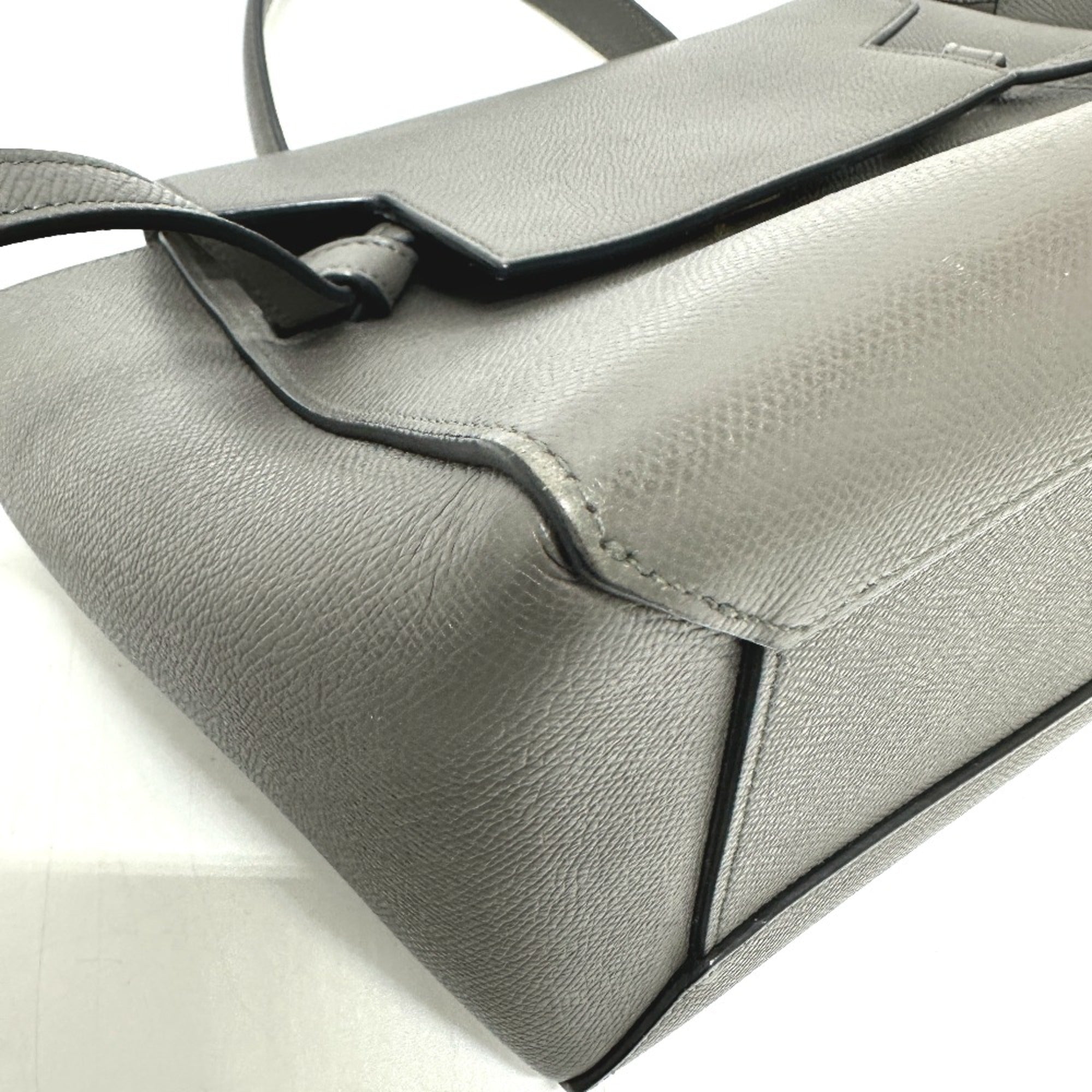 Celine Gray Leather Handbag