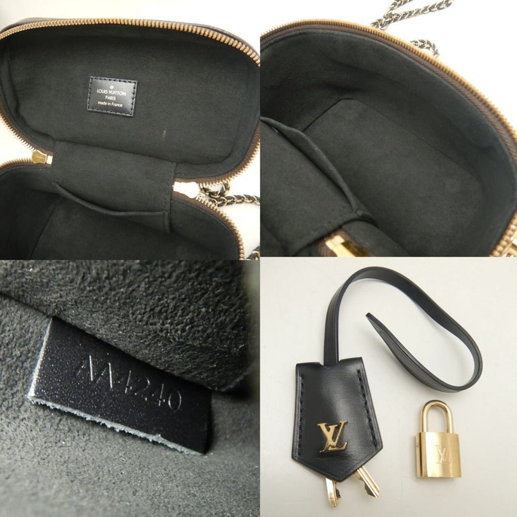 Louis Vuitton Brown Pvc Shoulder Bag Vanity Bag