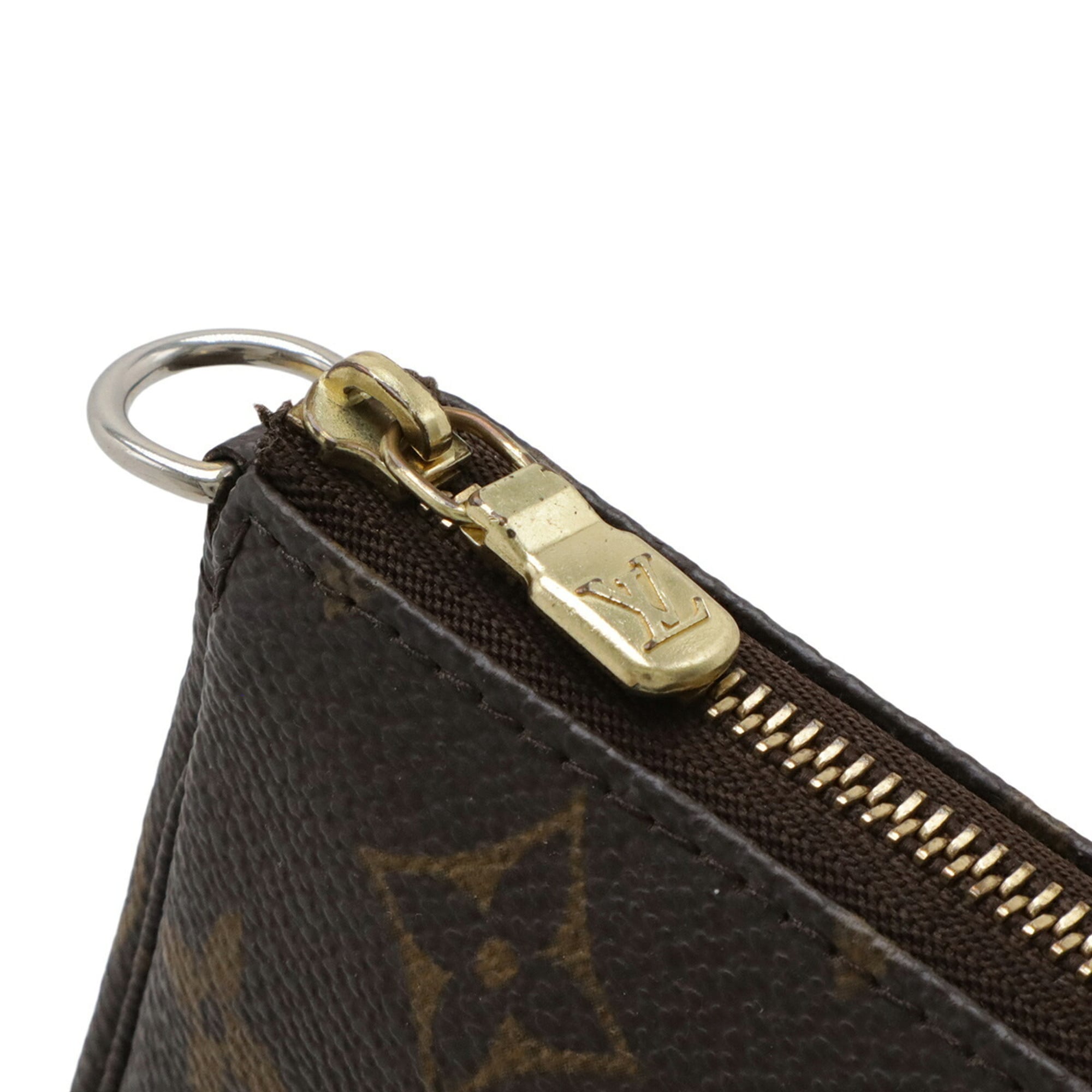 Louis Vuitton Brown Monogram Pochette Pouch