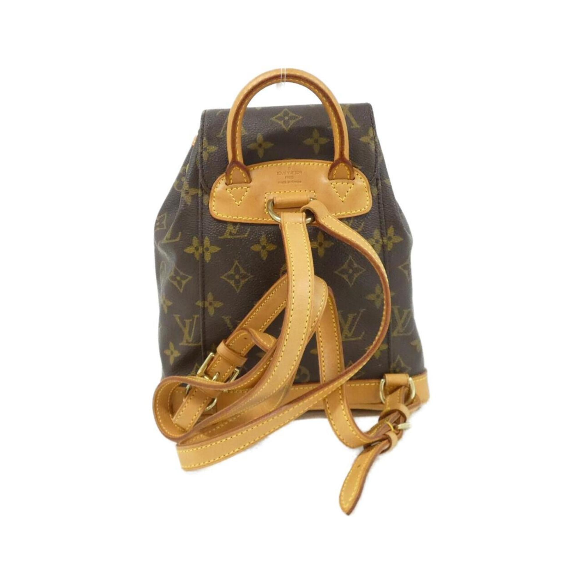Louis Vuitton Brown Coated Canvas Backpack