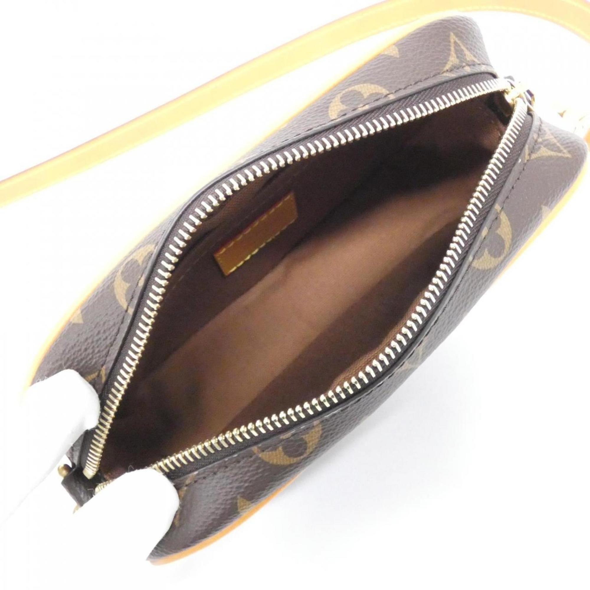 Louis Vuitton Marron Coated Canvas Shoulder Bag