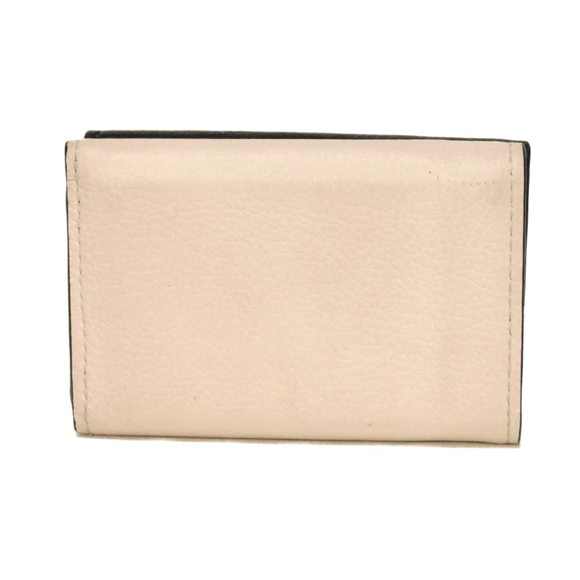 Louis Vuitton Noir Rose Tricolor Leather Wallet (Tri-Fold)