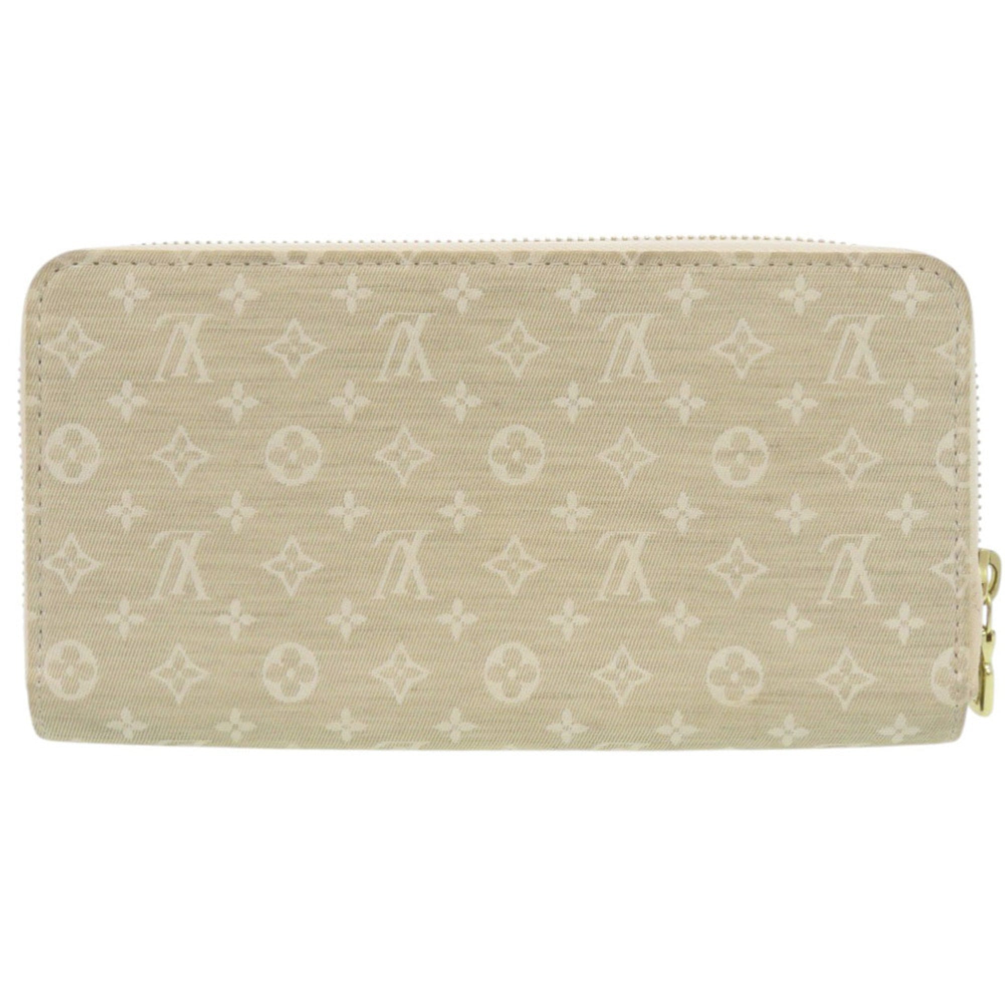 Louis Vuitton Beige Monogram Mini Long Wallet