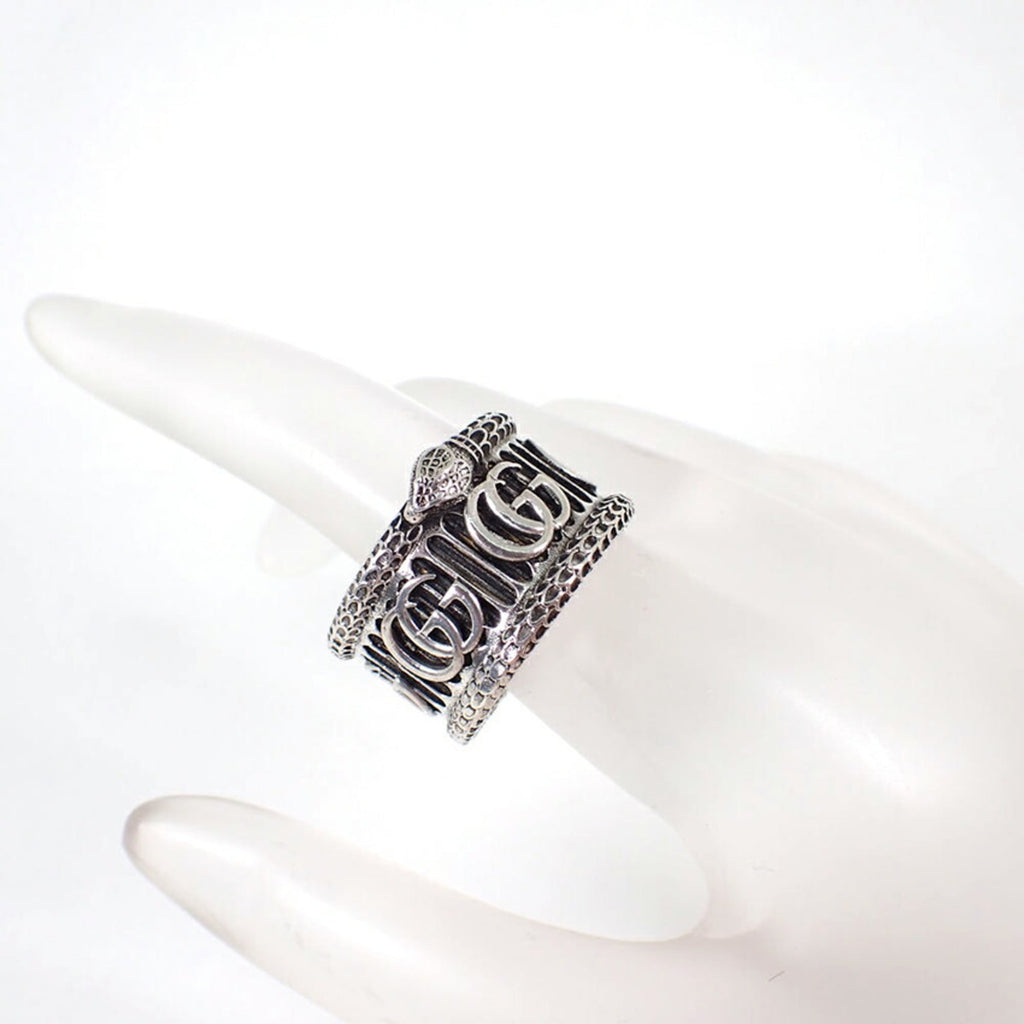 Gucci Sterling Silver 925 Band Ring (Pre-Owned)