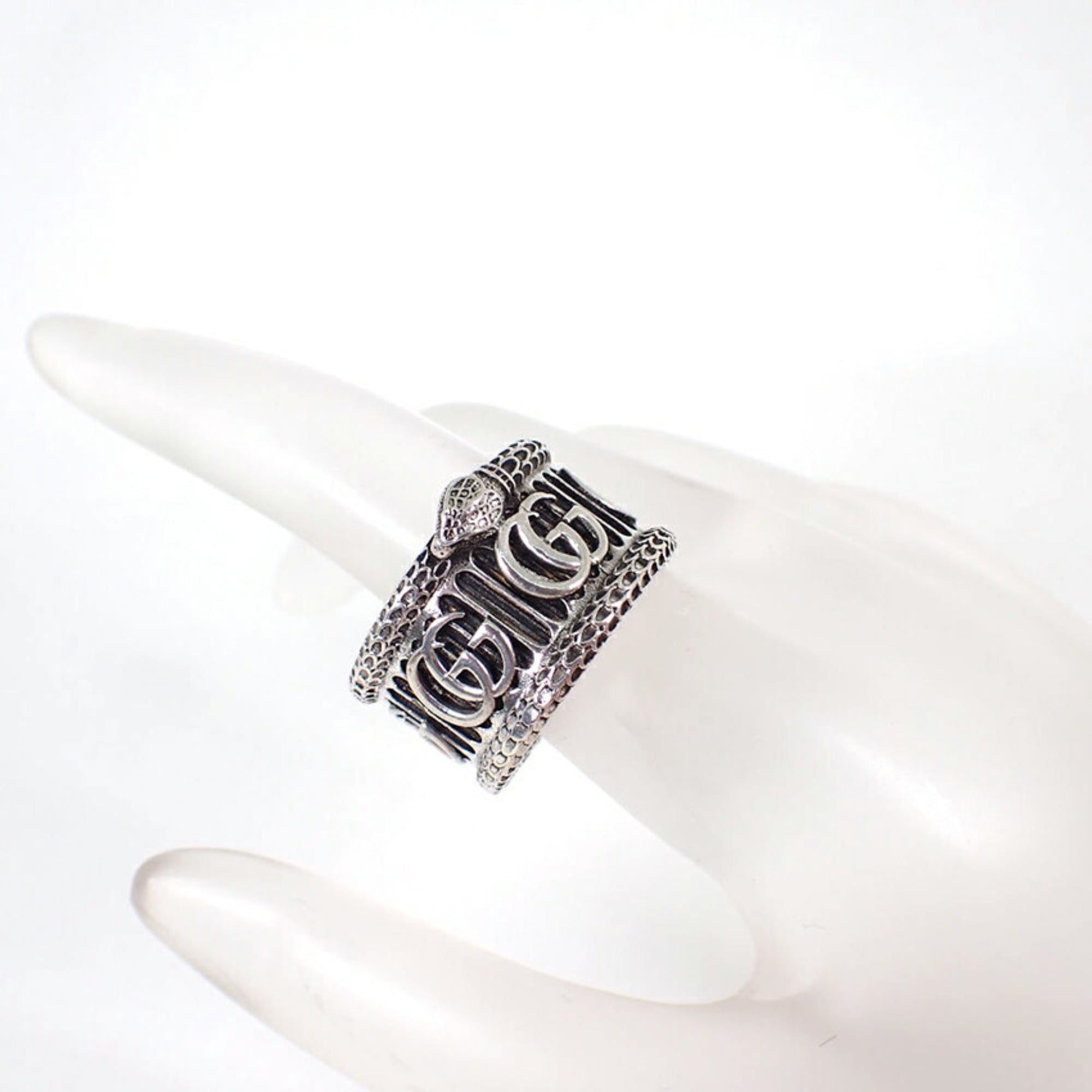 Gucci Sterling Silver 925 Band Ring (Pre-Owned)
