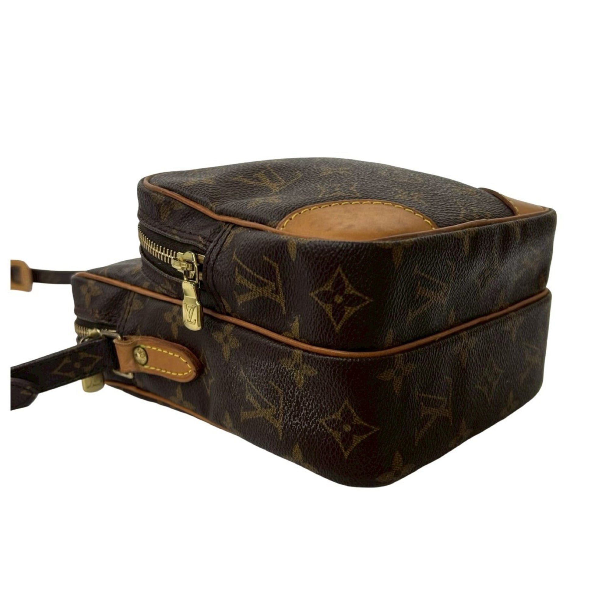 Louis Vuitton Brown Leather Pvc Pochette Shoulder Bag
