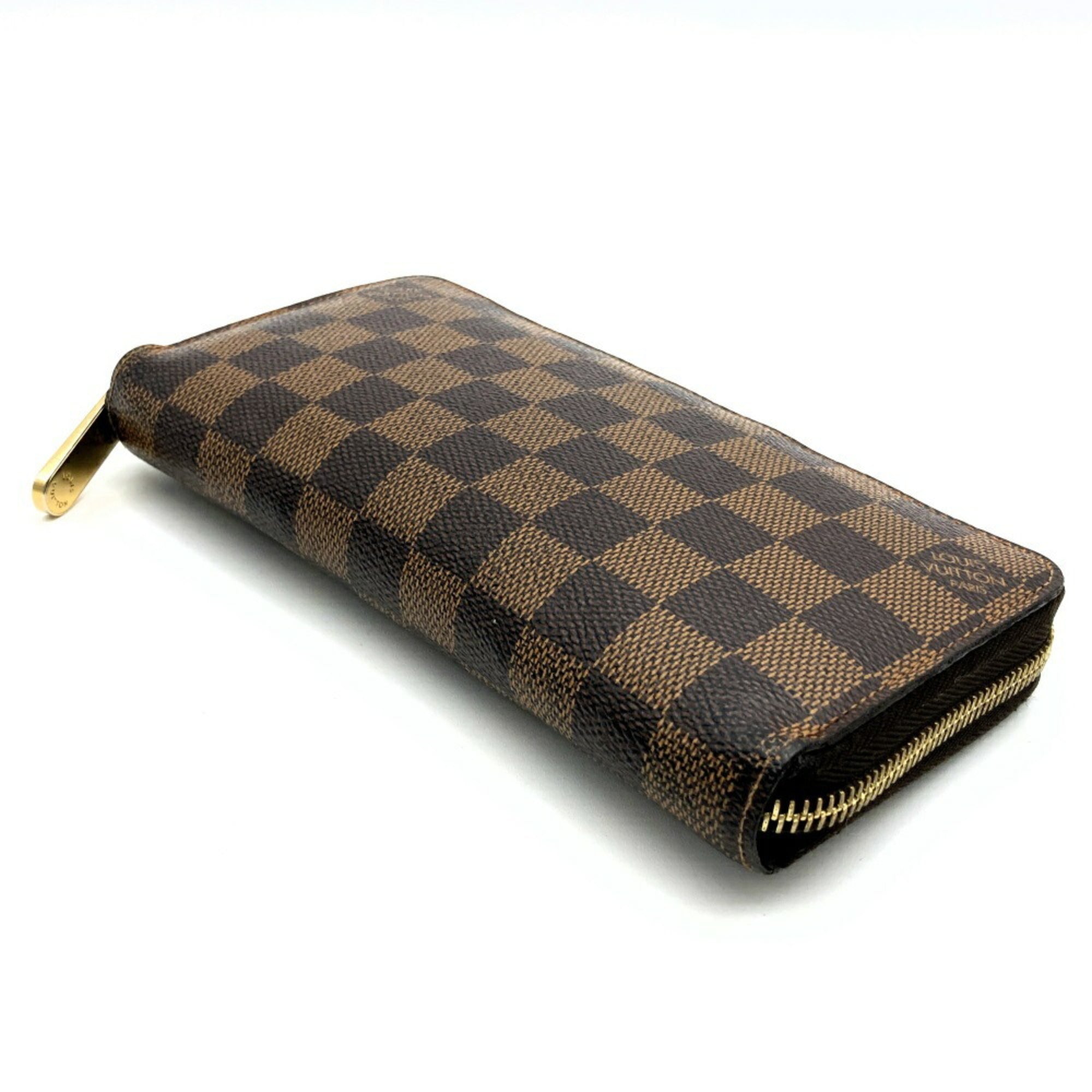Louis Vuitton Damier Brown Damier Canvas Long Wallet