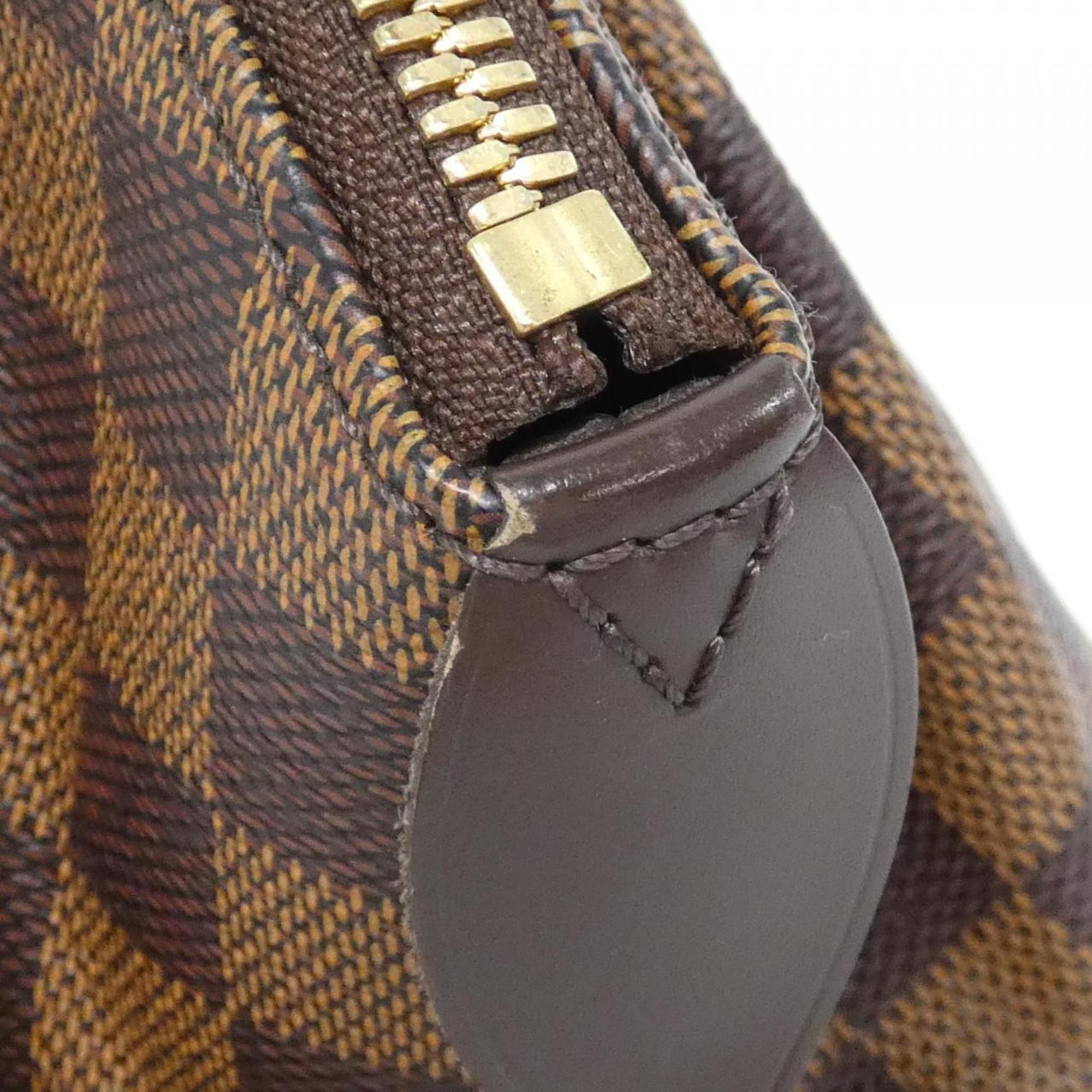 Louis Vuitton Brown Coated Canvas Handbag