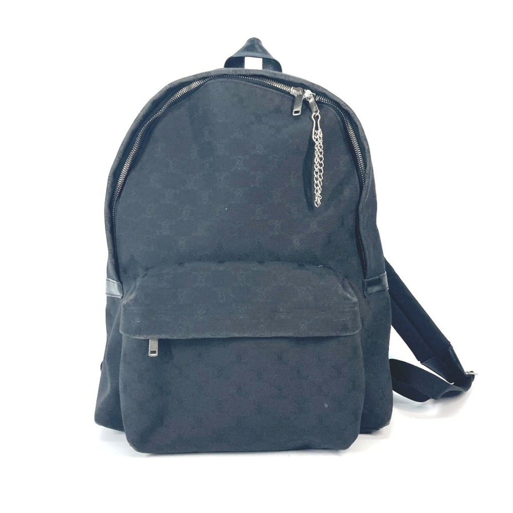 Celine Black Canvas Leather Backpack