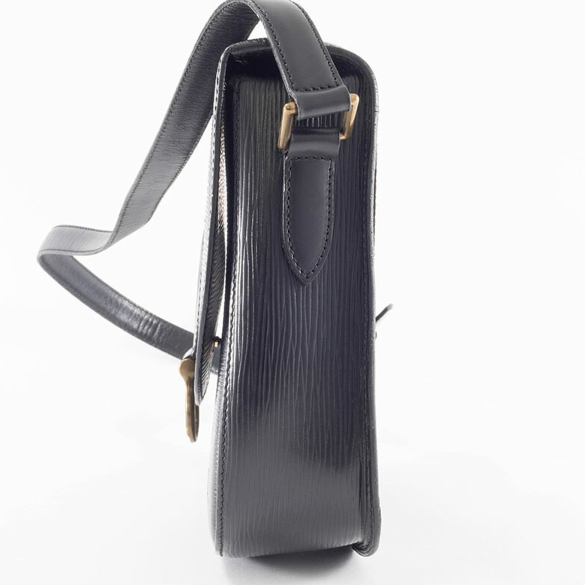 Louis Vuitton Black Epi Leather Shoulder Bag