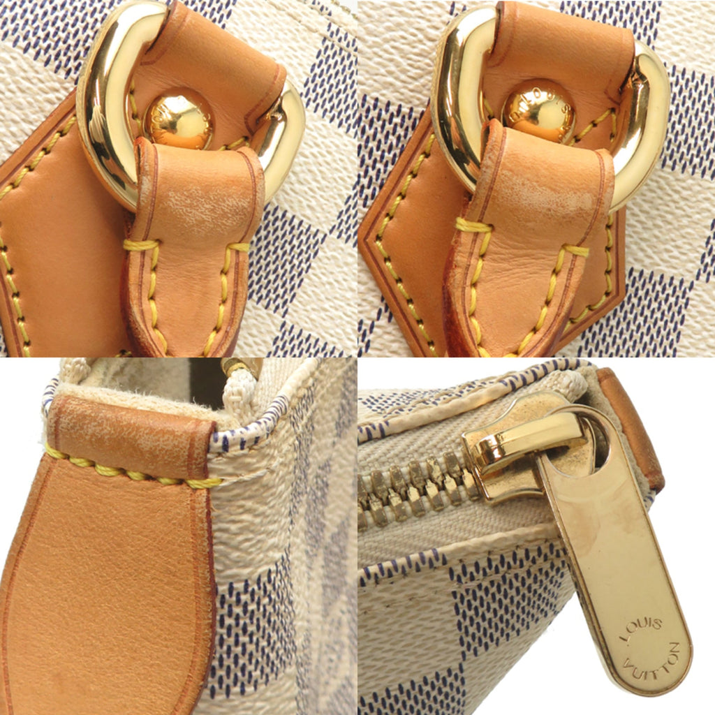 Louis Vuitton White Damier Azur Tote Bag