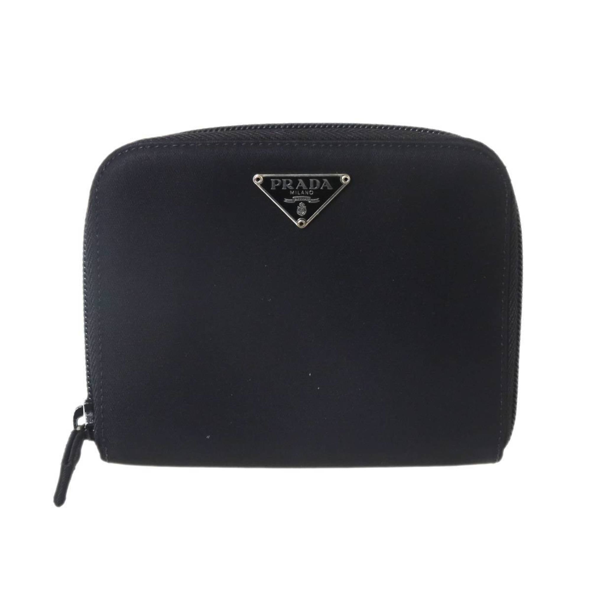Prada Black Nylon Wallet (Bi-Fold)