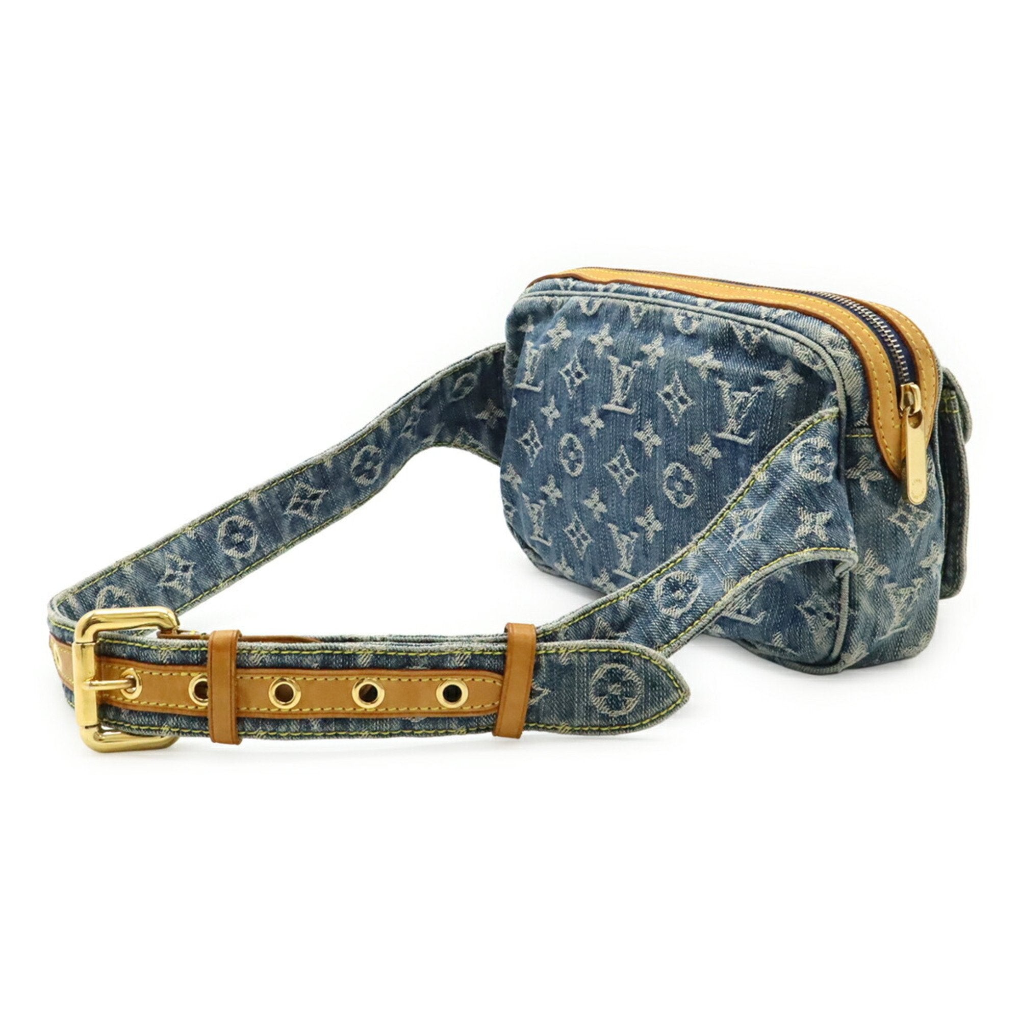 Louis Vuitton Blue Monogram Monogram Denim Fanny Pack Shoulder Bag