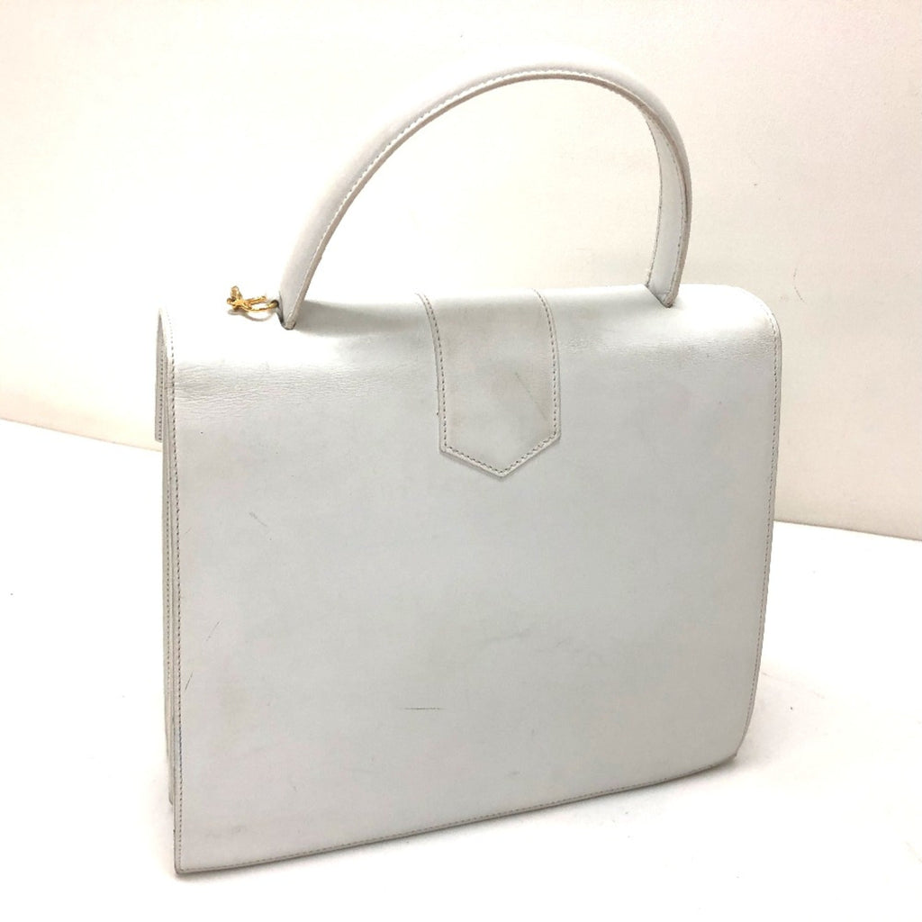 Celine White Leather Handbag