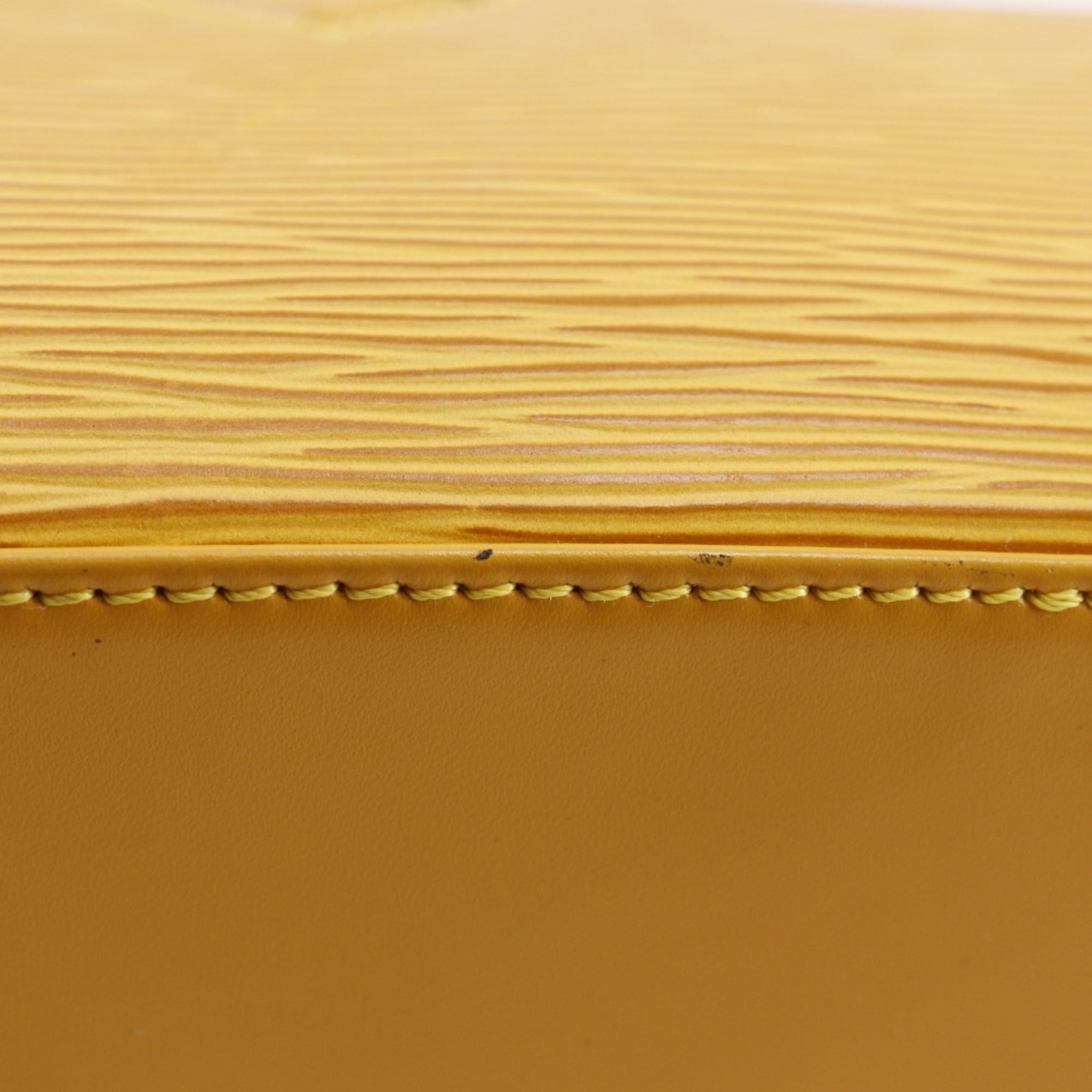 Louis Vuitton Yellow Epi Leather Handbag