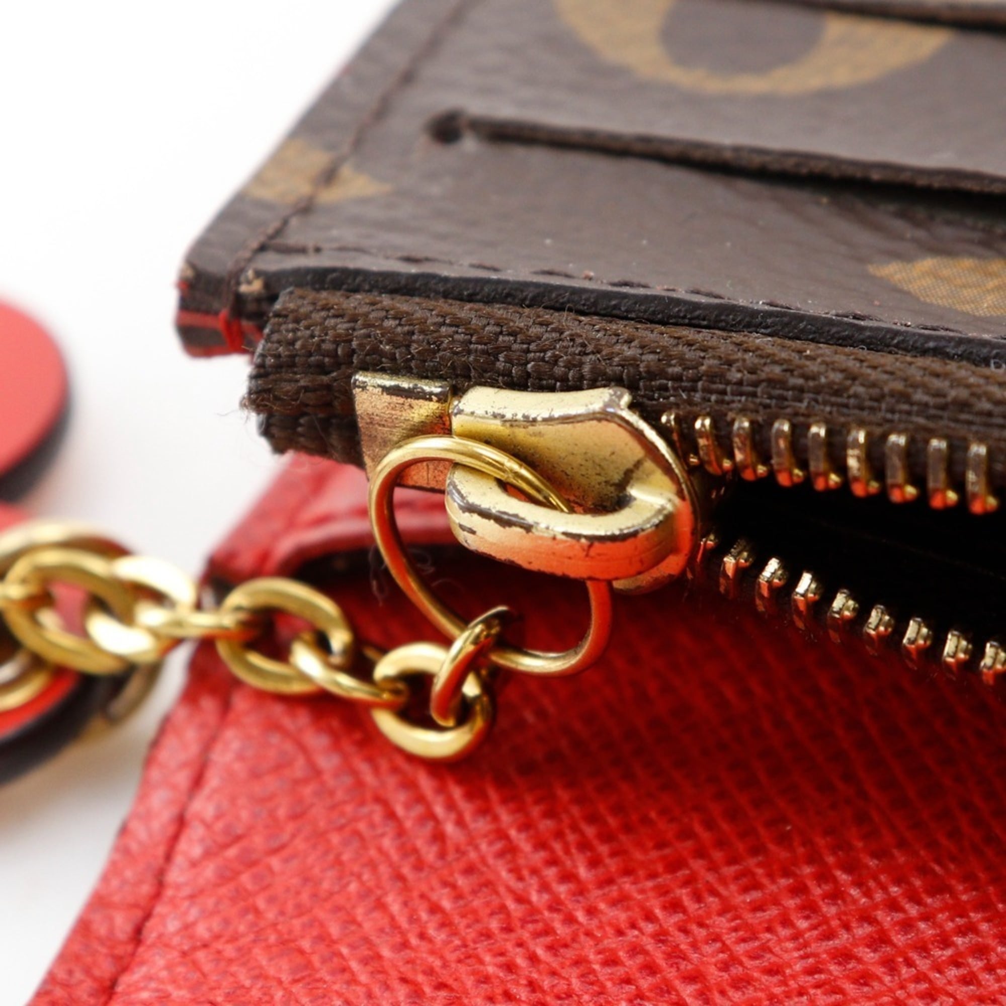 Louis Vuitton Monogram Brown Galle Monogram Monogram Coin Purse/Coin Case