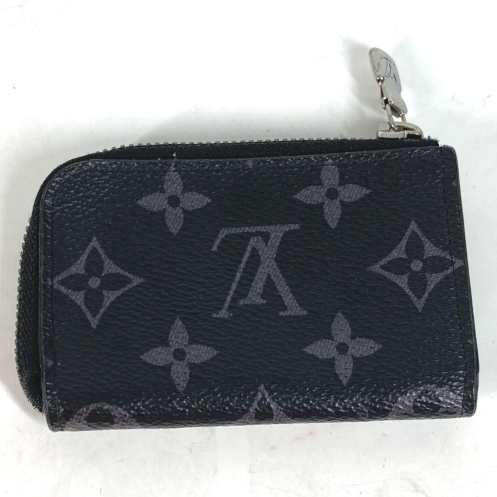 Louis Vuitton Black Monogram Eclipse Monogram Eclipse Coin Purse/Coin Case