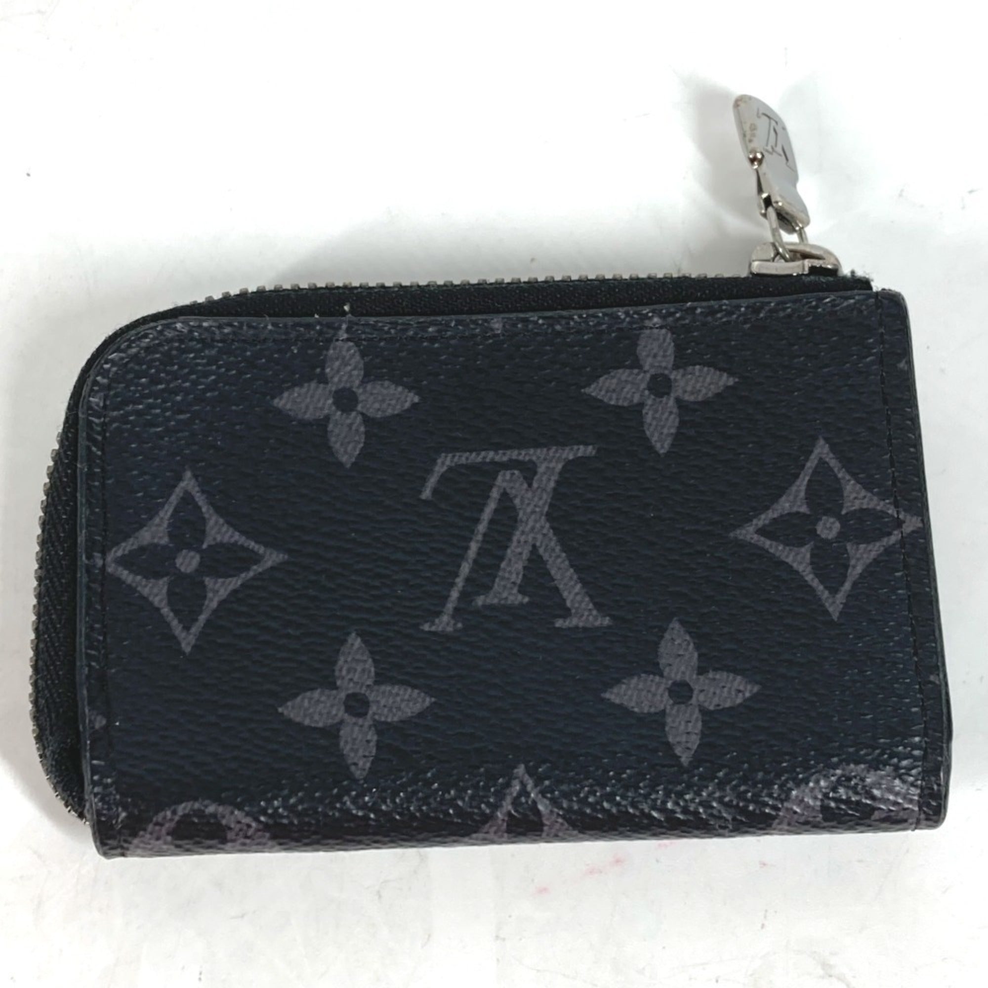 Louis Vuitton Black Monogram Eclipse Monogram Eclipse Coin Purse/Coin Case