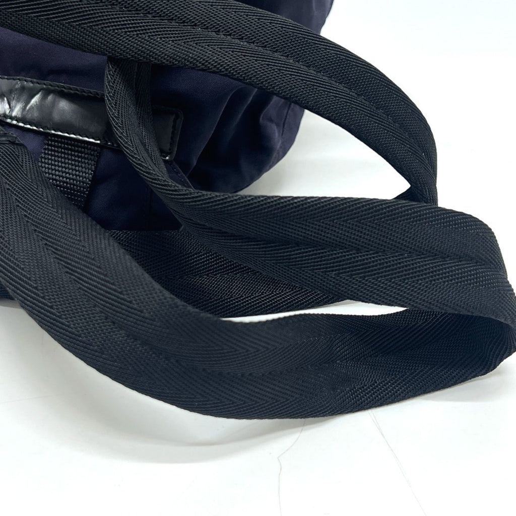 Prada Purple Nylon Leather Backpack