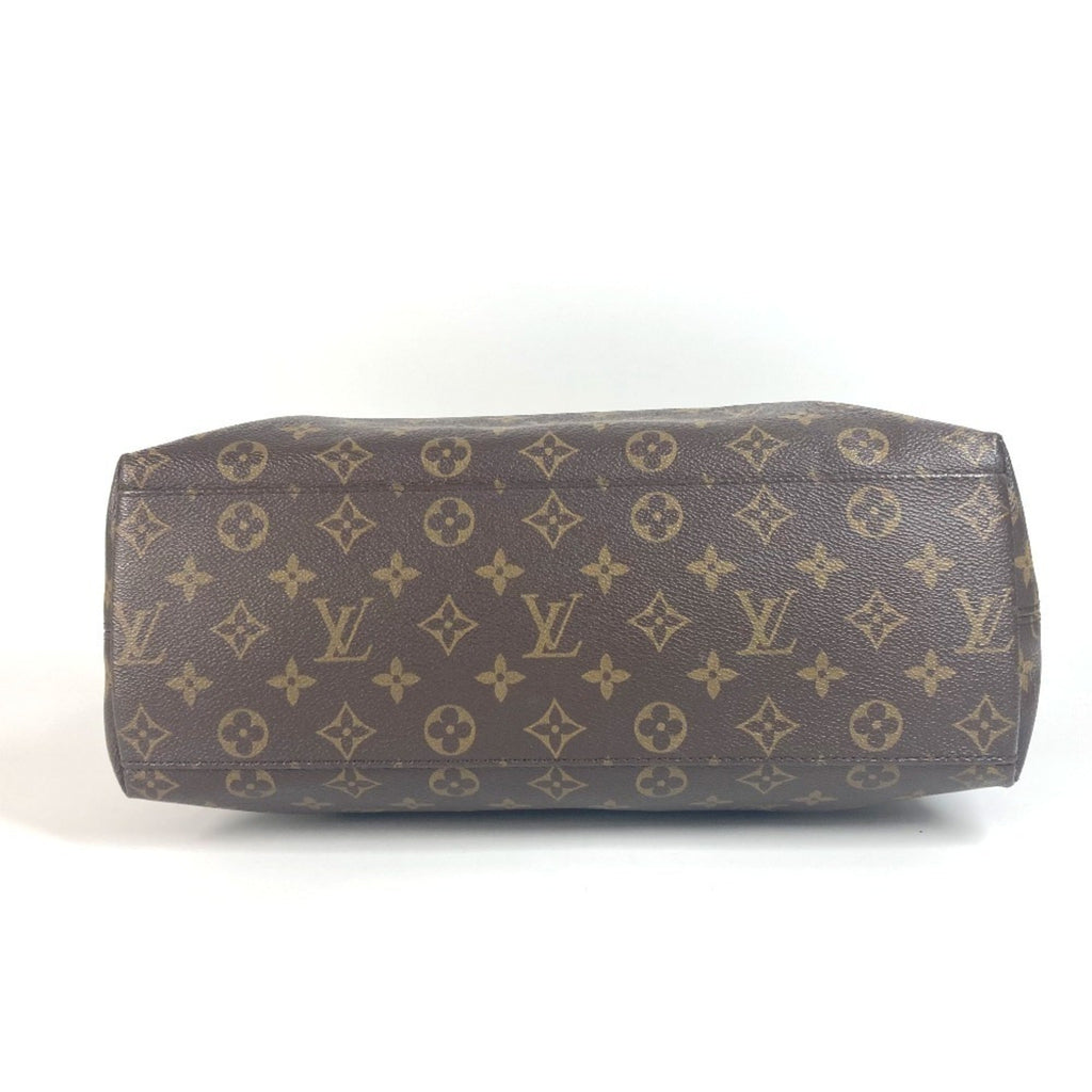 Louis Vuitton Beige Brown Monogram Monogram Shoulder Bag Tote Bag