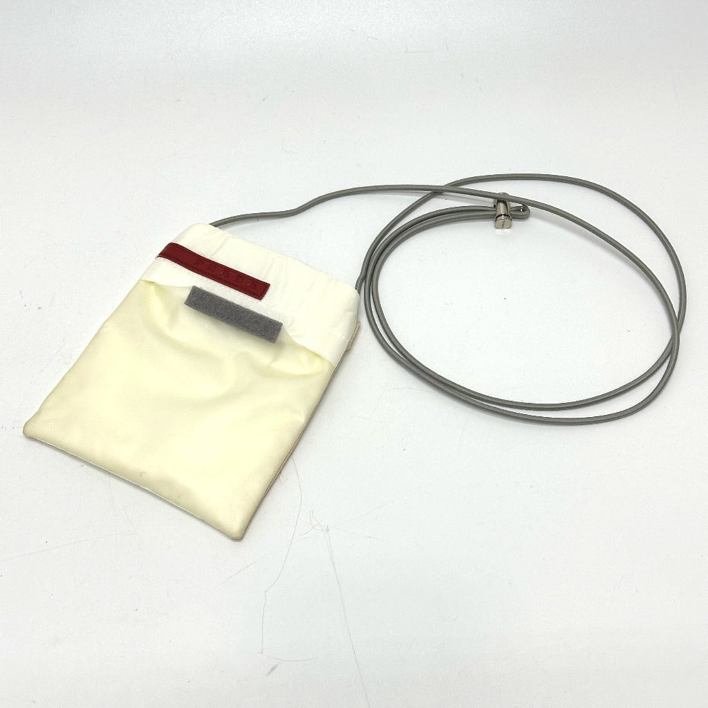 Prada White Cloth Shoulder Bag