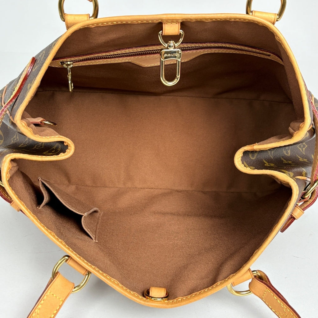 Louis Vuitton Brown Monogram Shoulder Bag Tote Bag