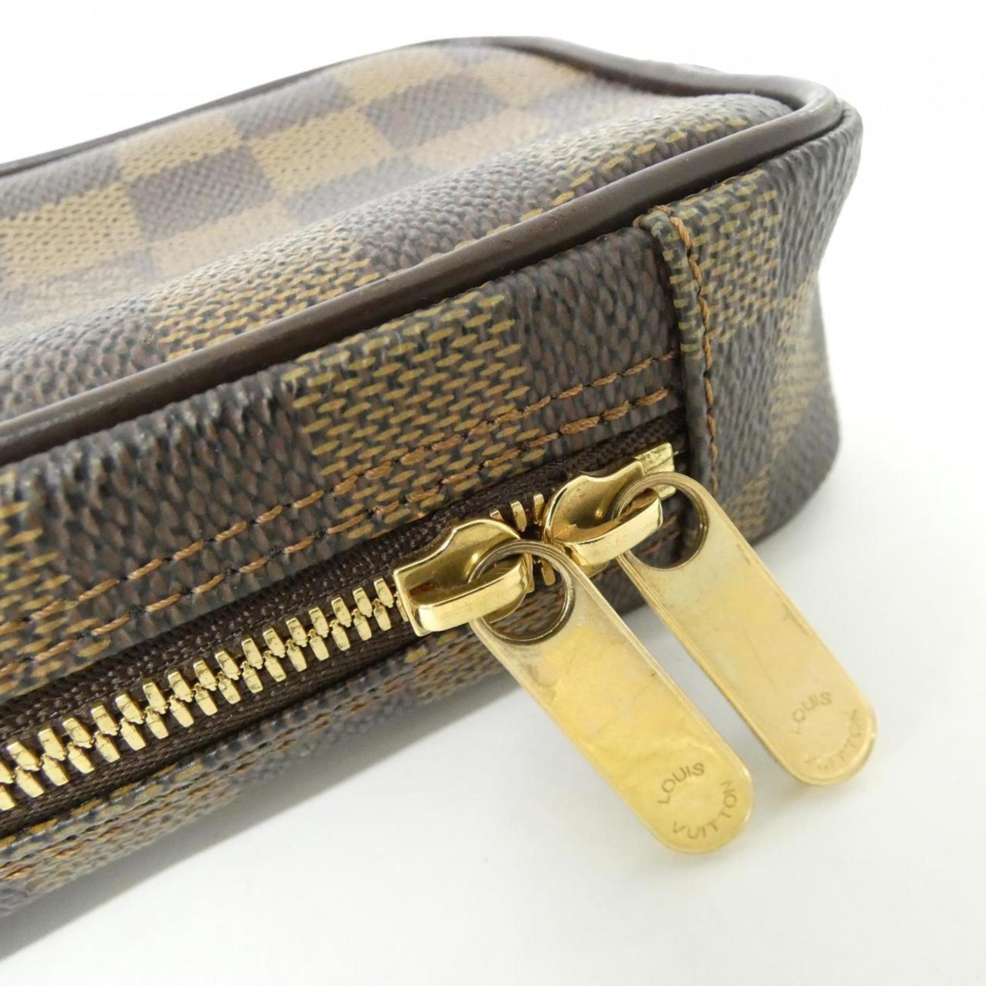 Louis Vuitton Ebene Coated Canvas Handbag Pouch