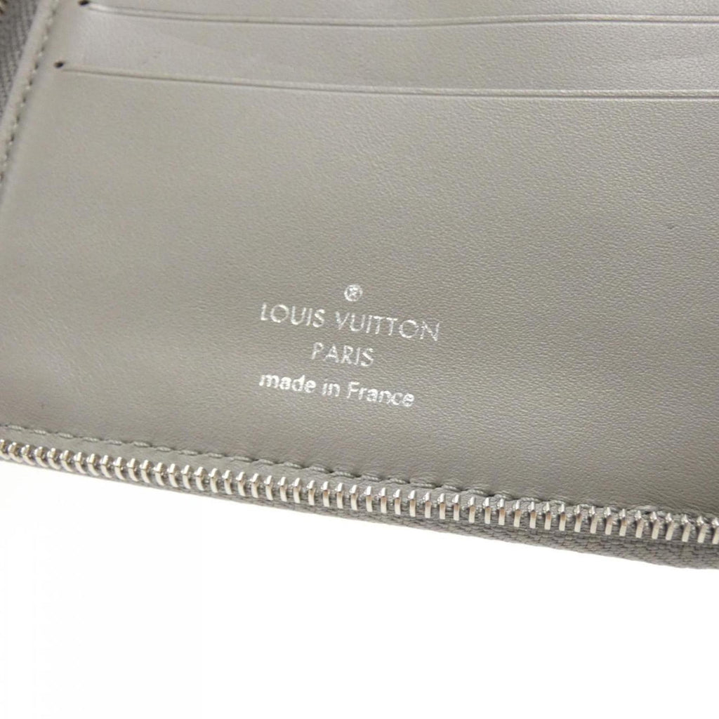 Louis Vuitton Metallic Gray Leather Wallet
