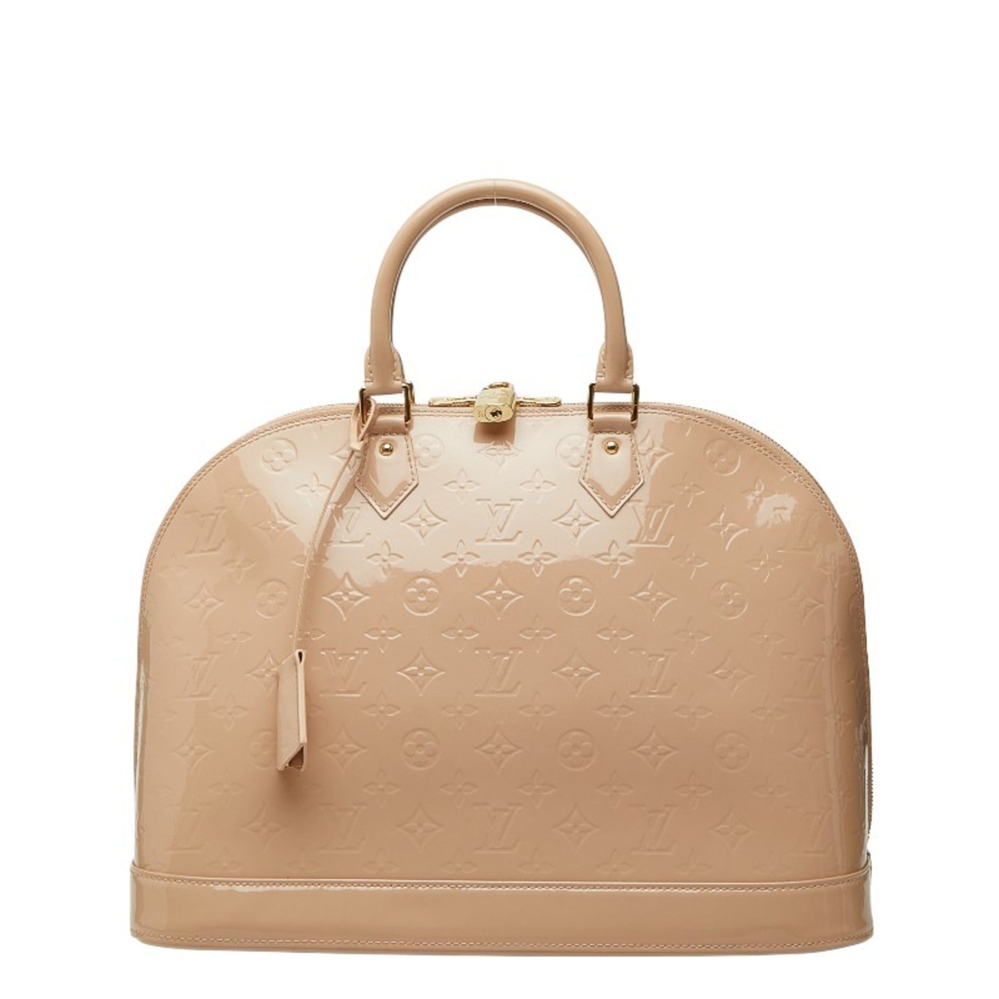 Louis Vuitton Monogram Rose Florentin Patent Leather Monogram Vernis Handbag