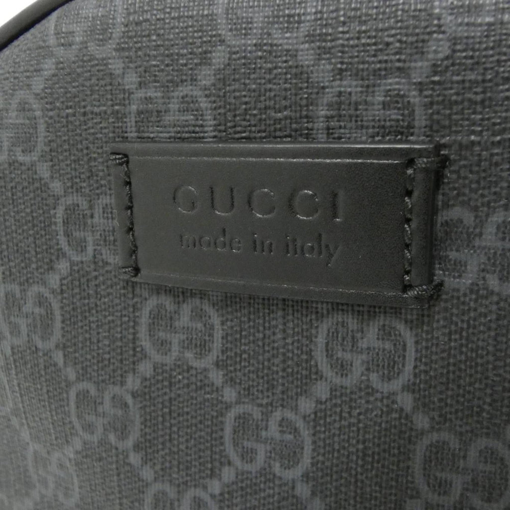 Gucci Black Gray Gg Supreme Shoulder Bag (Pre-Owned)
