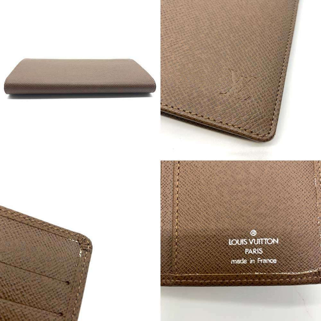 Louis Vuitton Taiga Brown Taiga Leather Wallet