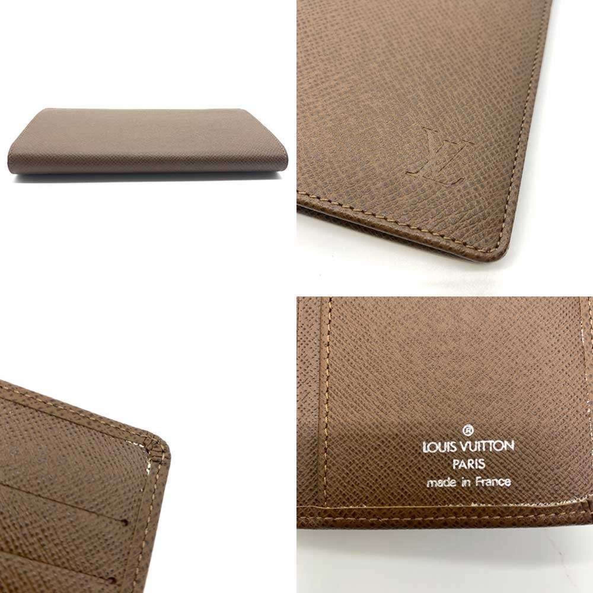 Louis Vuitton Taiga Brown Taiga Leather Wallet