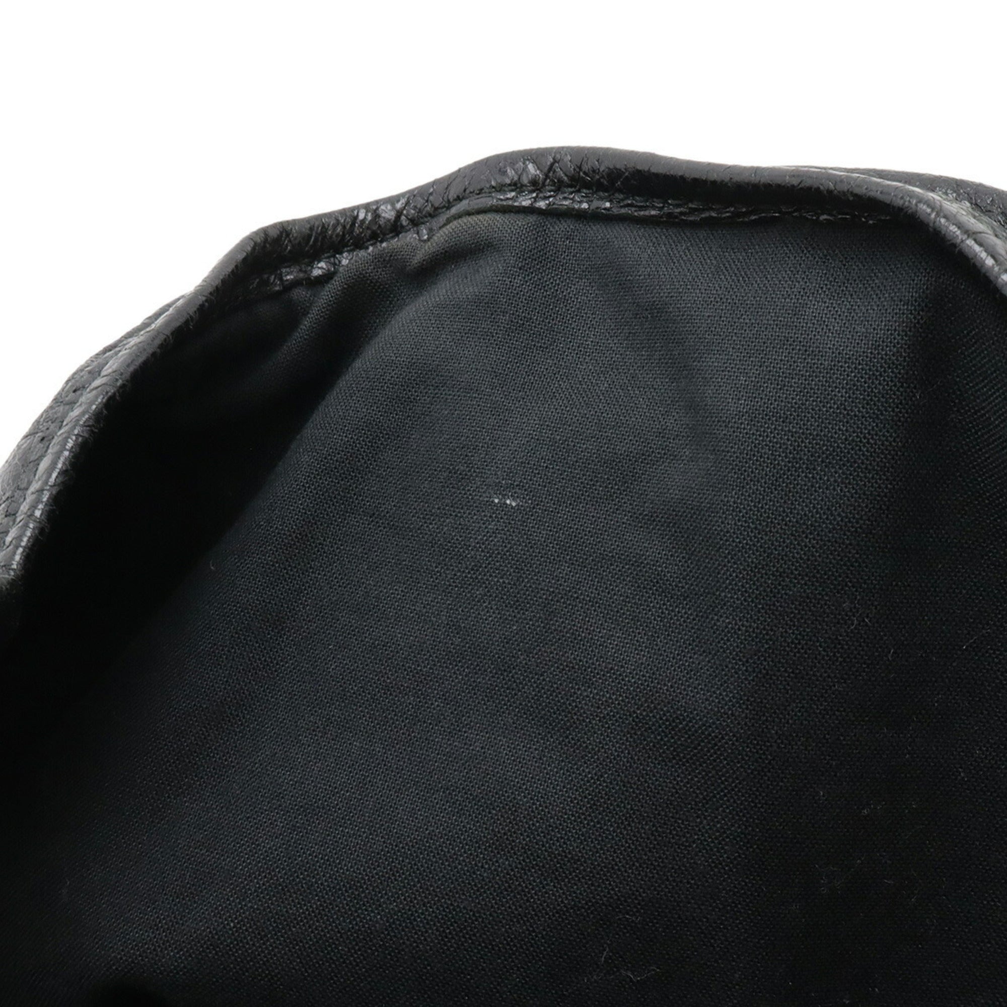 Balenciaga Black Leather Handbag Tote