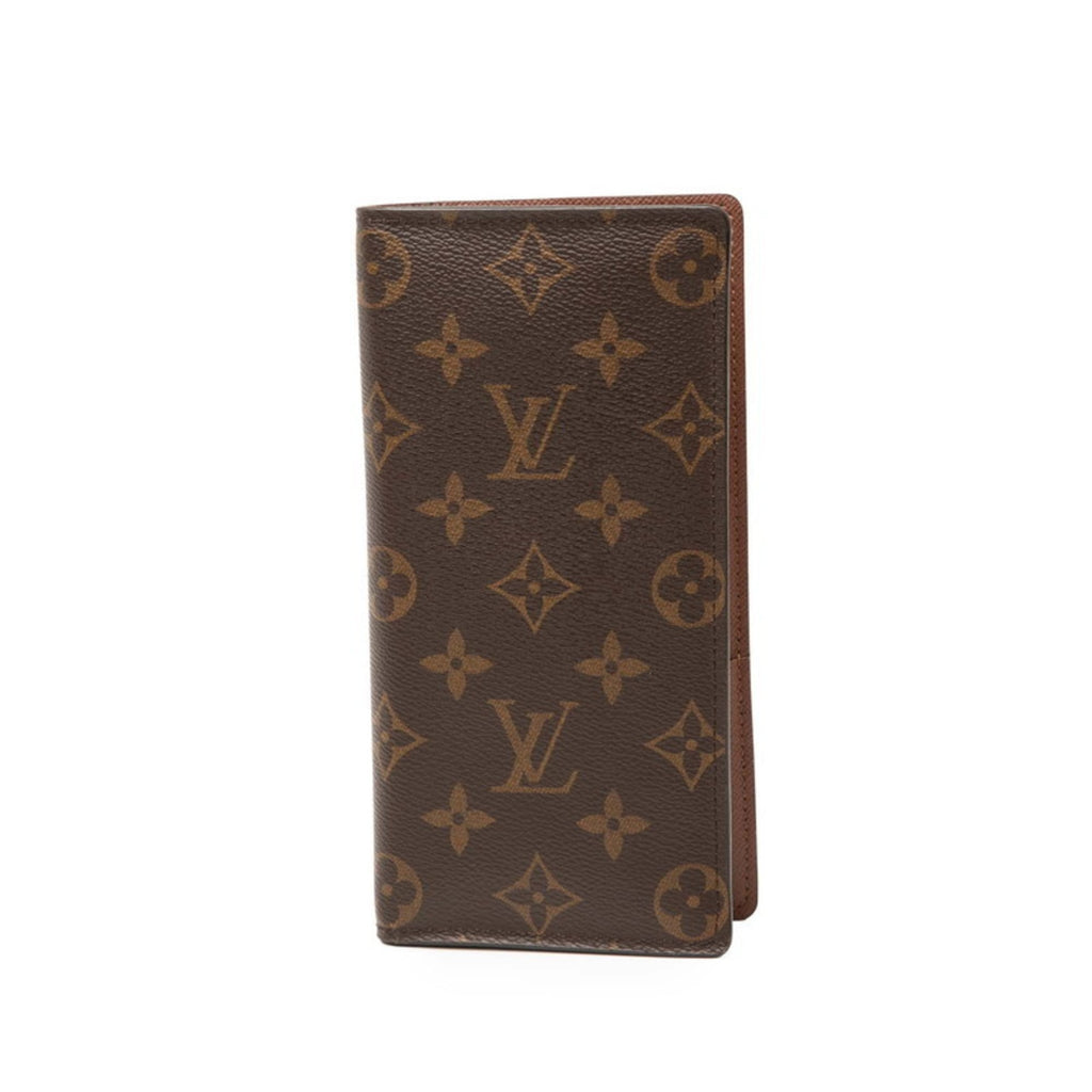 Louis Vuitton Brown Pvc Leather Long Wallet