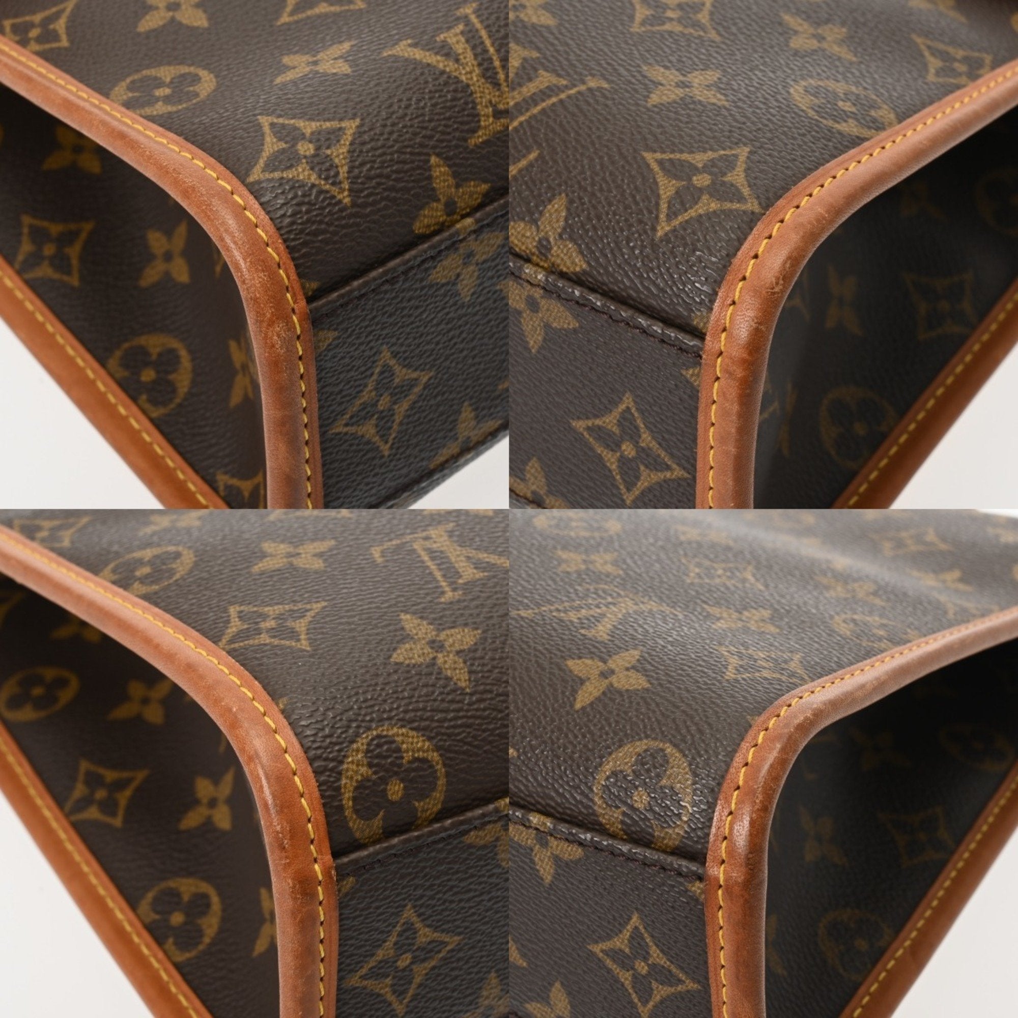 Louis Vuitton Brown Monogram Canvas Handbag