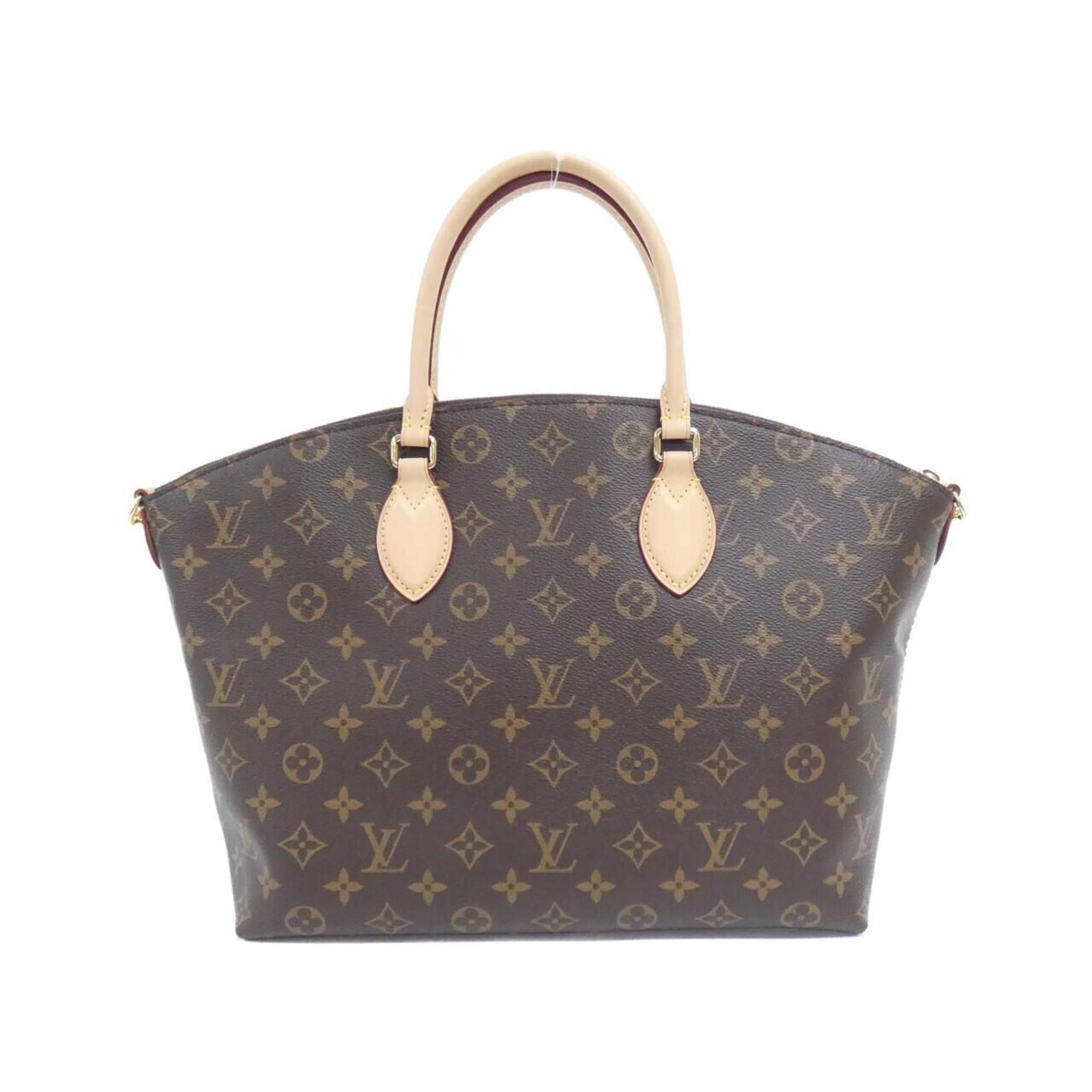 Louis Vuitton Marron Coated Canvas Handbag