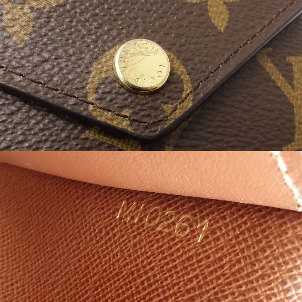 Louis Vuitton Brown Canvas Wallet (Tri-Fold)