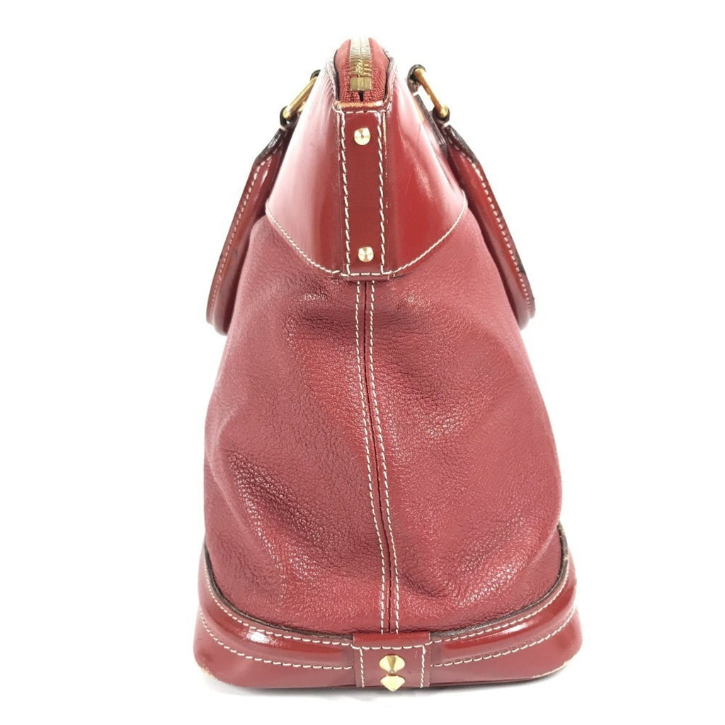 Louis Vuitton Red Color Tanami Suhali Leather Handbag Tote Bag
