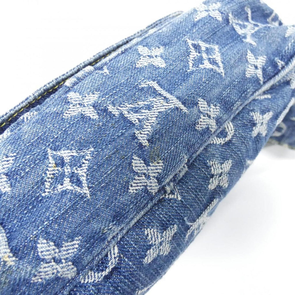 Louis Vuitton Blue Denim Canvas Shoulder Bag