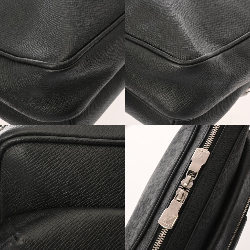 Louis Vuitton Noir Leather Shoulder Bag