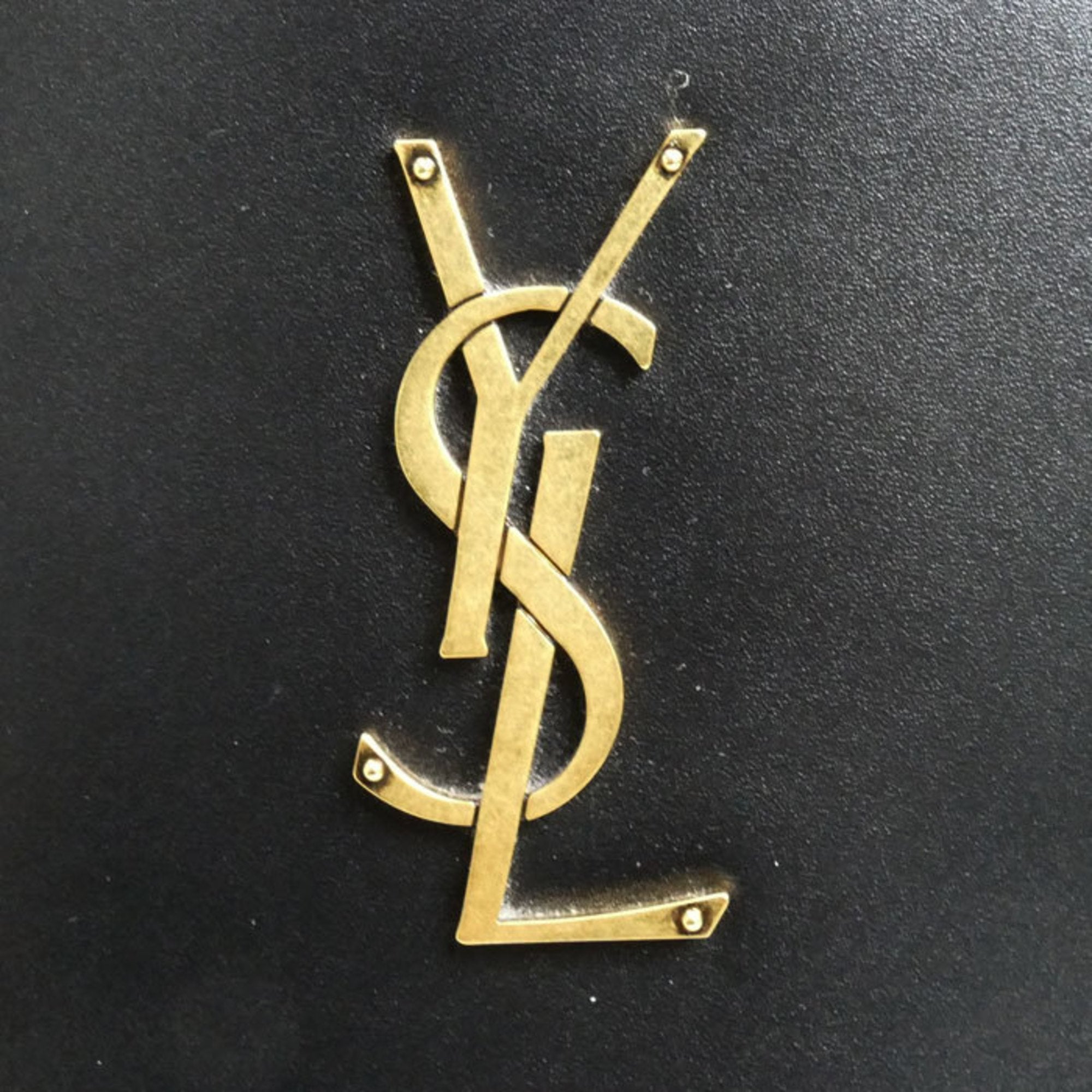 Saint Laurent Black Leather Shoulder Bag (Pre-Owned)