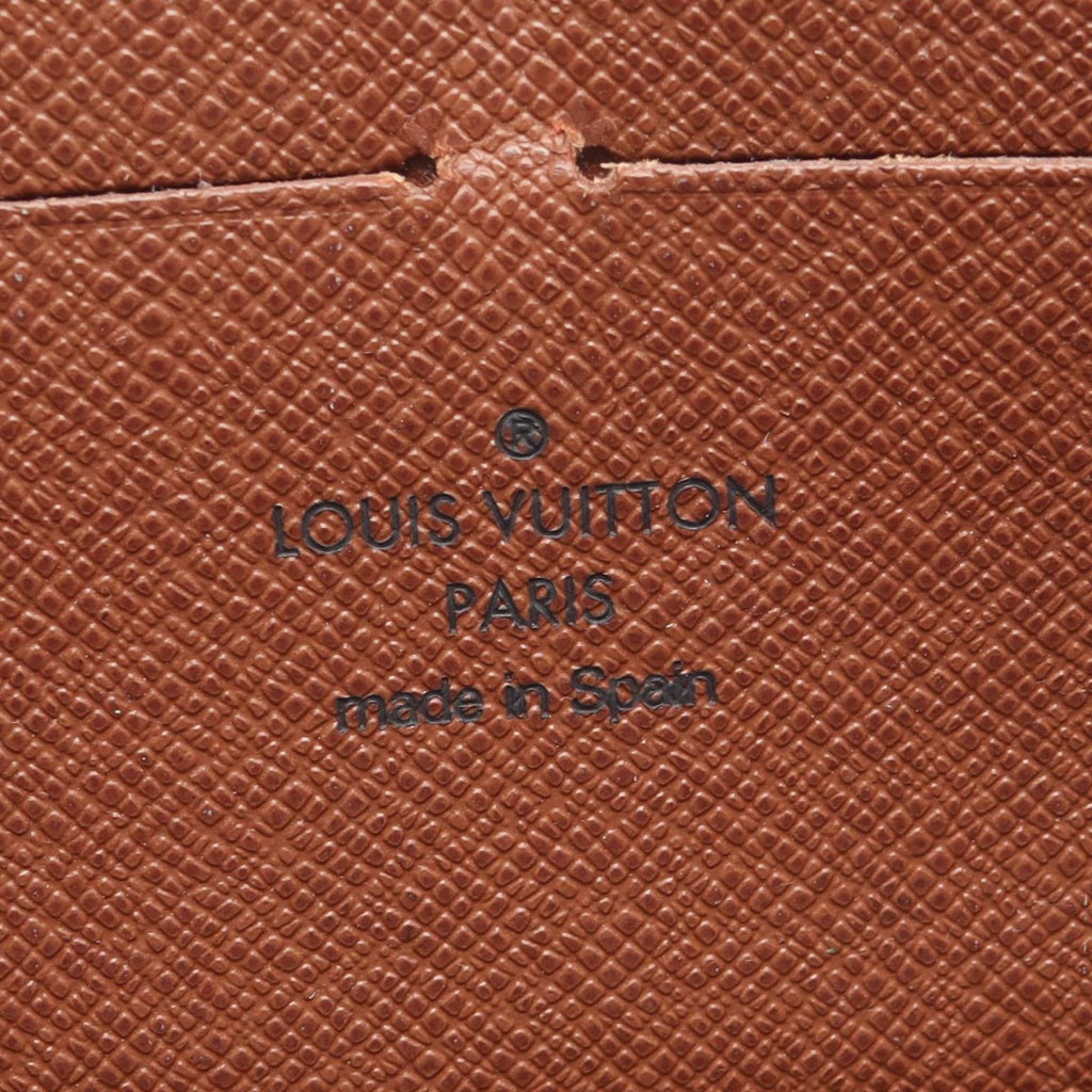 Louis Vuitton Brown Coated Canvas Long Wallet