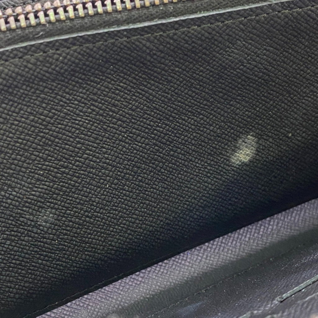 Louis Vuitton Black Leather Long Wallet
