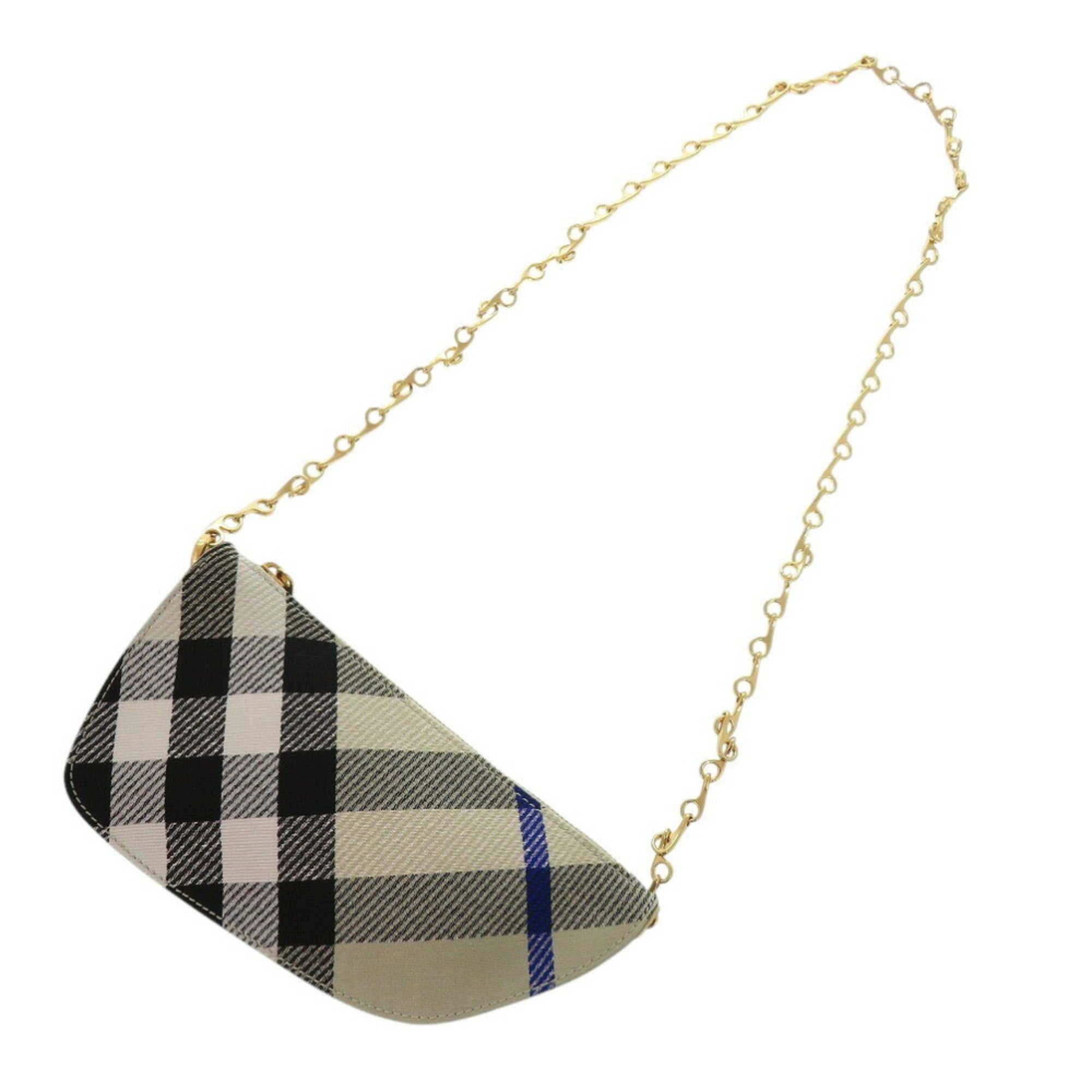 Burberry Beige Canvas Shoulder Bag