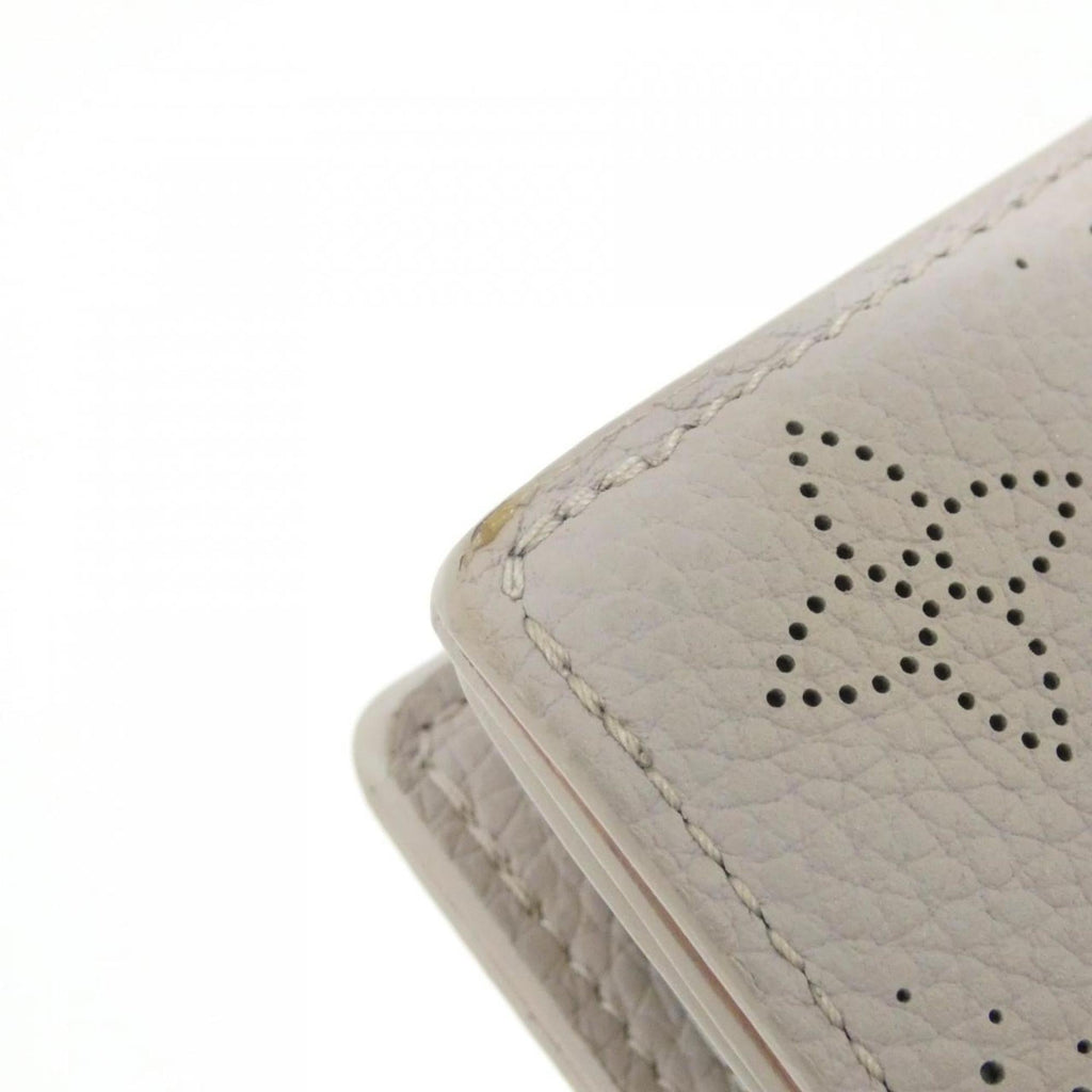 Louis Vuitton Mahina Gray Pink Leather Wallet