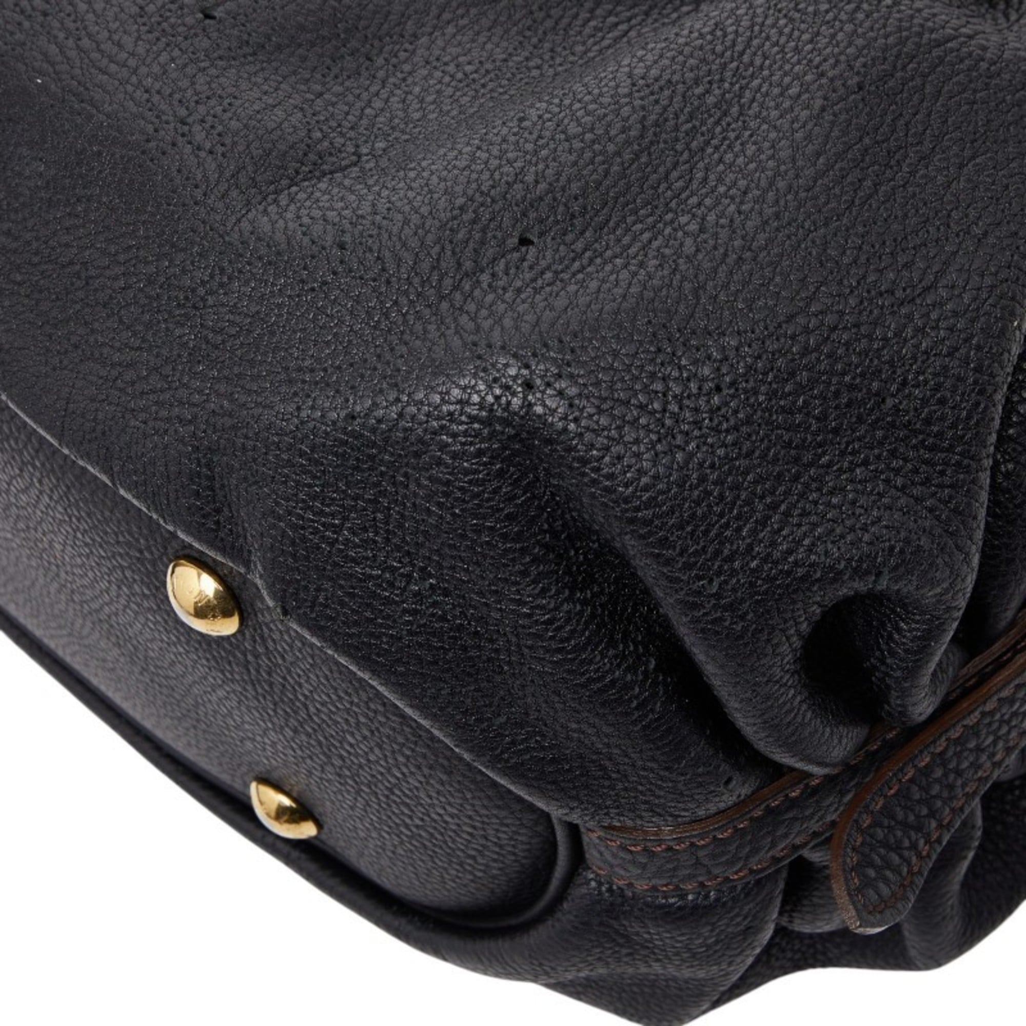 Louis Vuitton Black Noir Leather Shoulder Bag