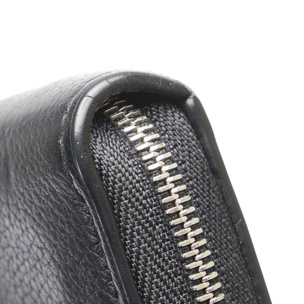 Louis Vuitton Black Noir Leather Coin Purse/Coin Case