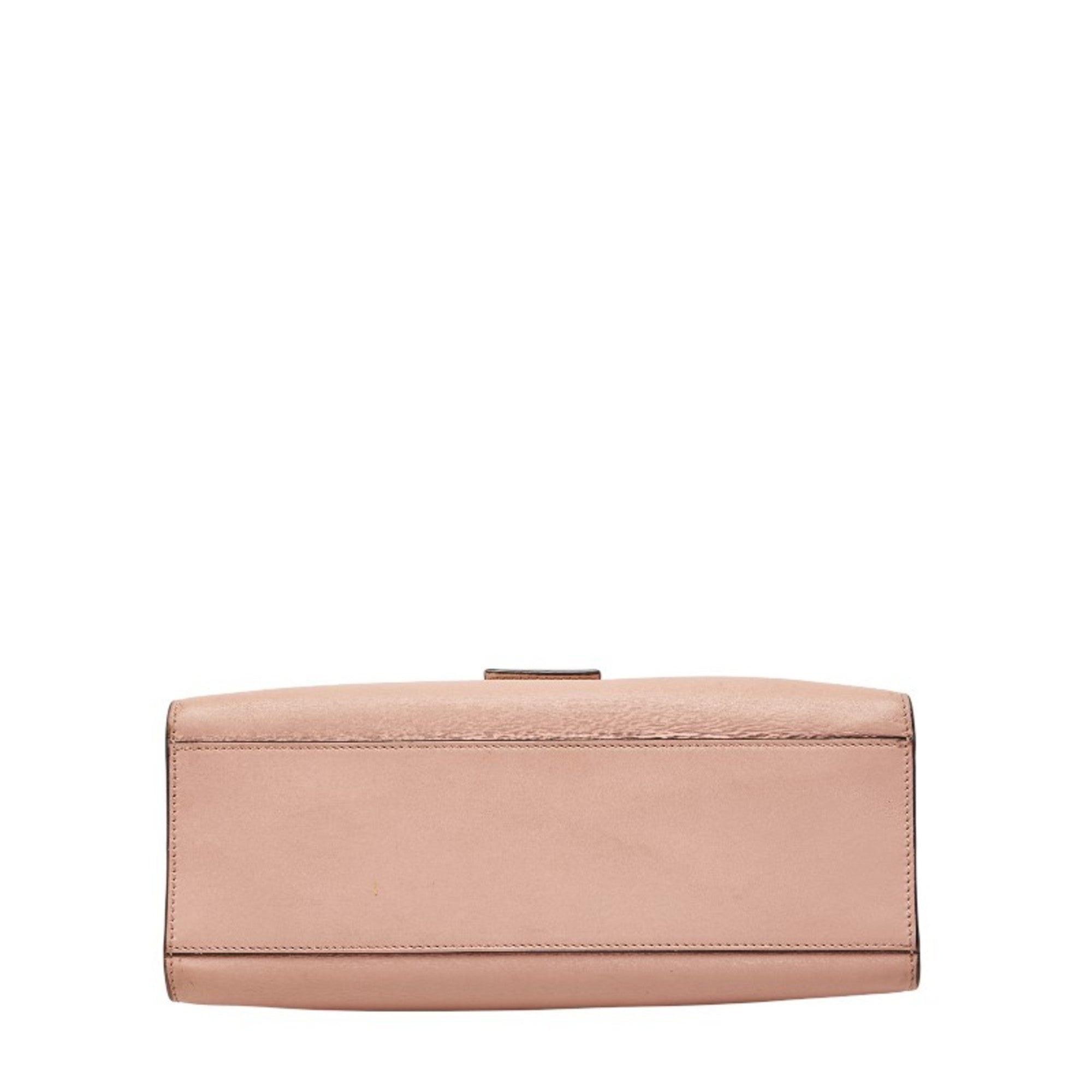 Gucci Ivory Pink Leather Handbag Shoulder Bag (Pre-Owned)