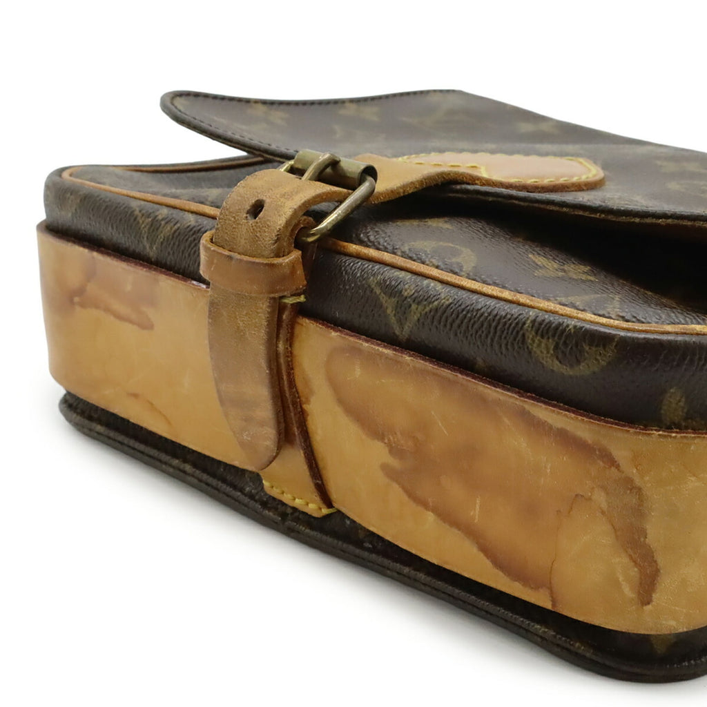 Louis Vuitton Brown Canvas Pochette Shoulder Bag